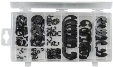 ESTUCHE DE CIRCLIPS TIPO E 150PCS