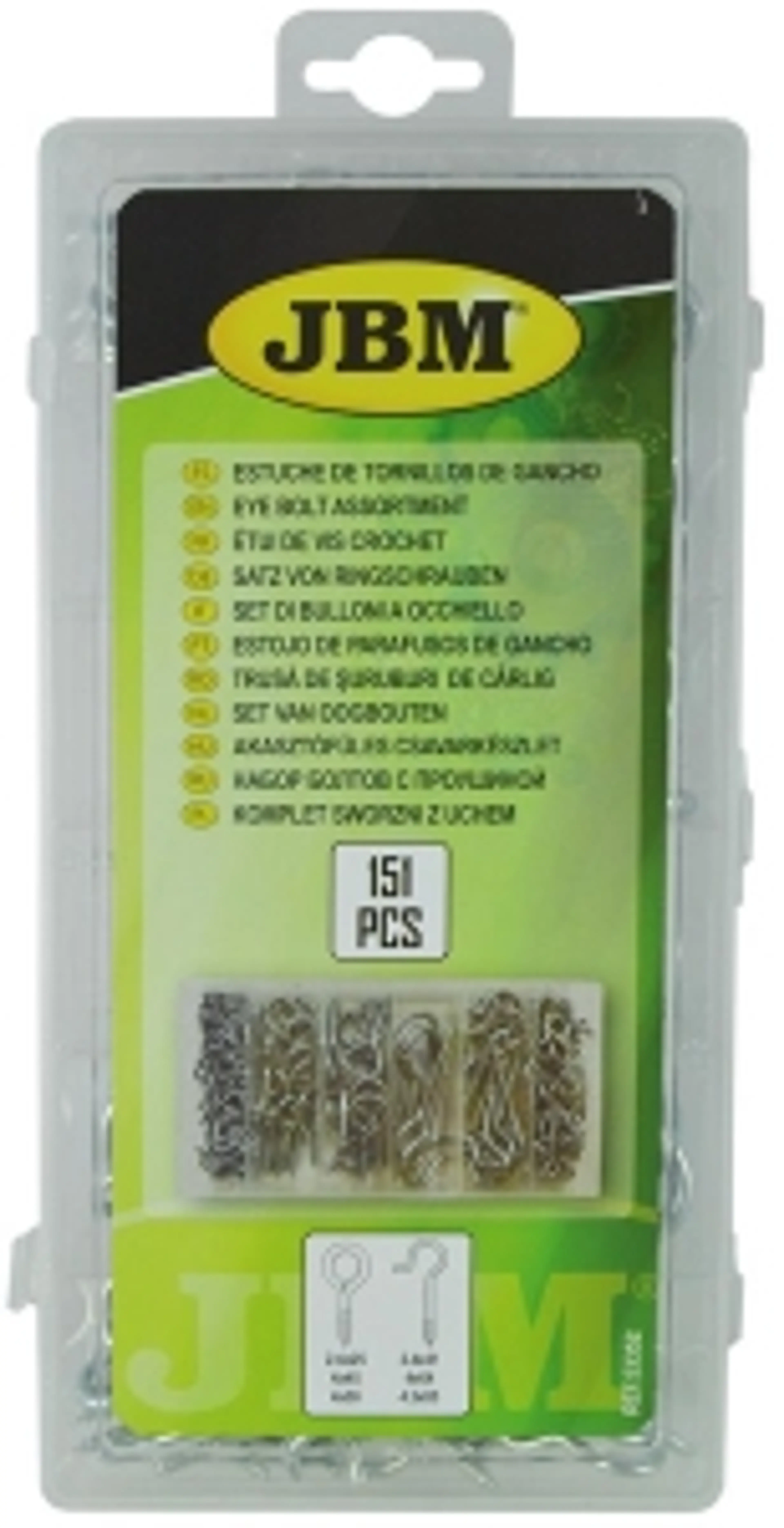 ESTUCHE DE TORNILLOS DE GANCHO...