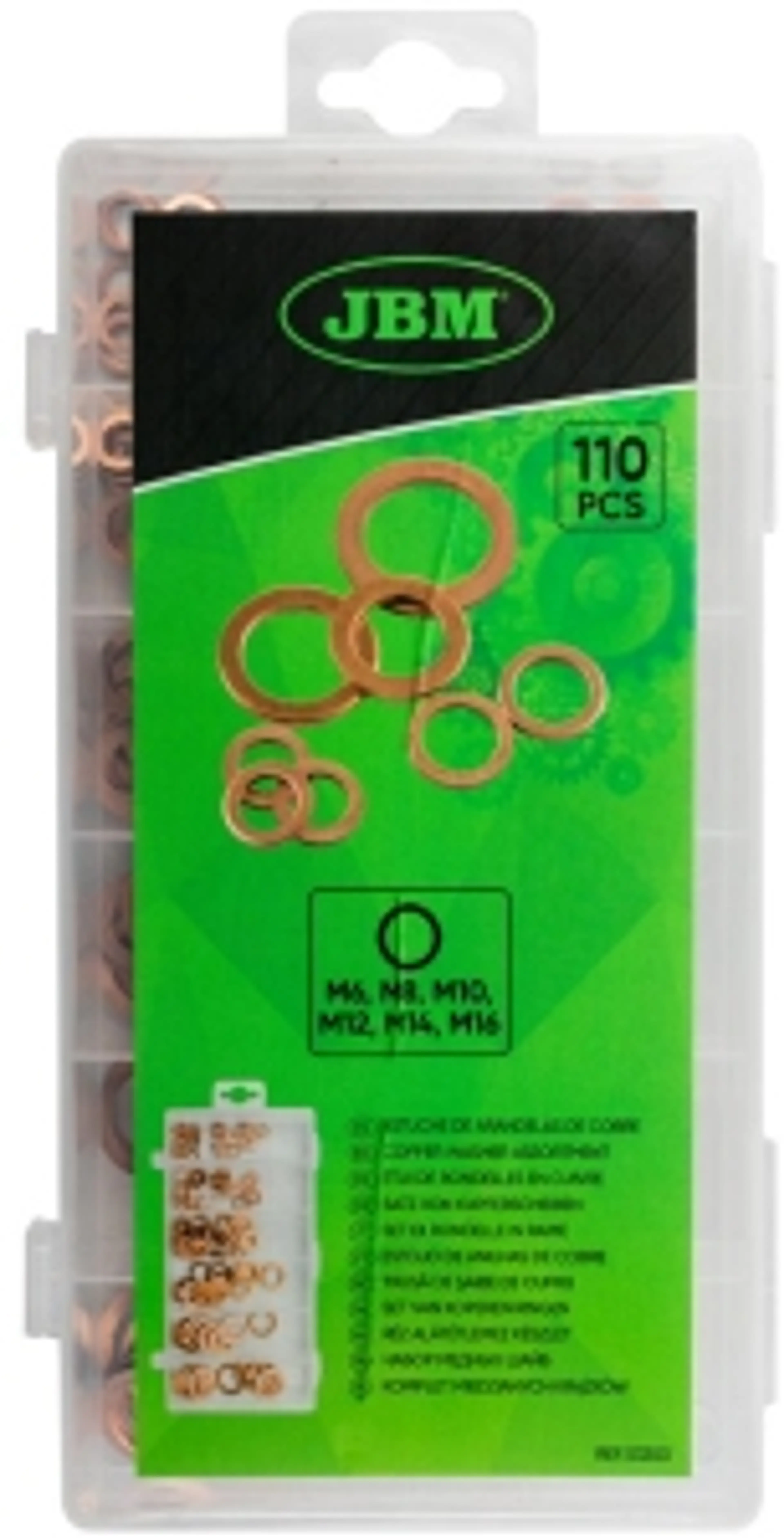 ESTUCHE DE ARANDELAS DE COBRE...