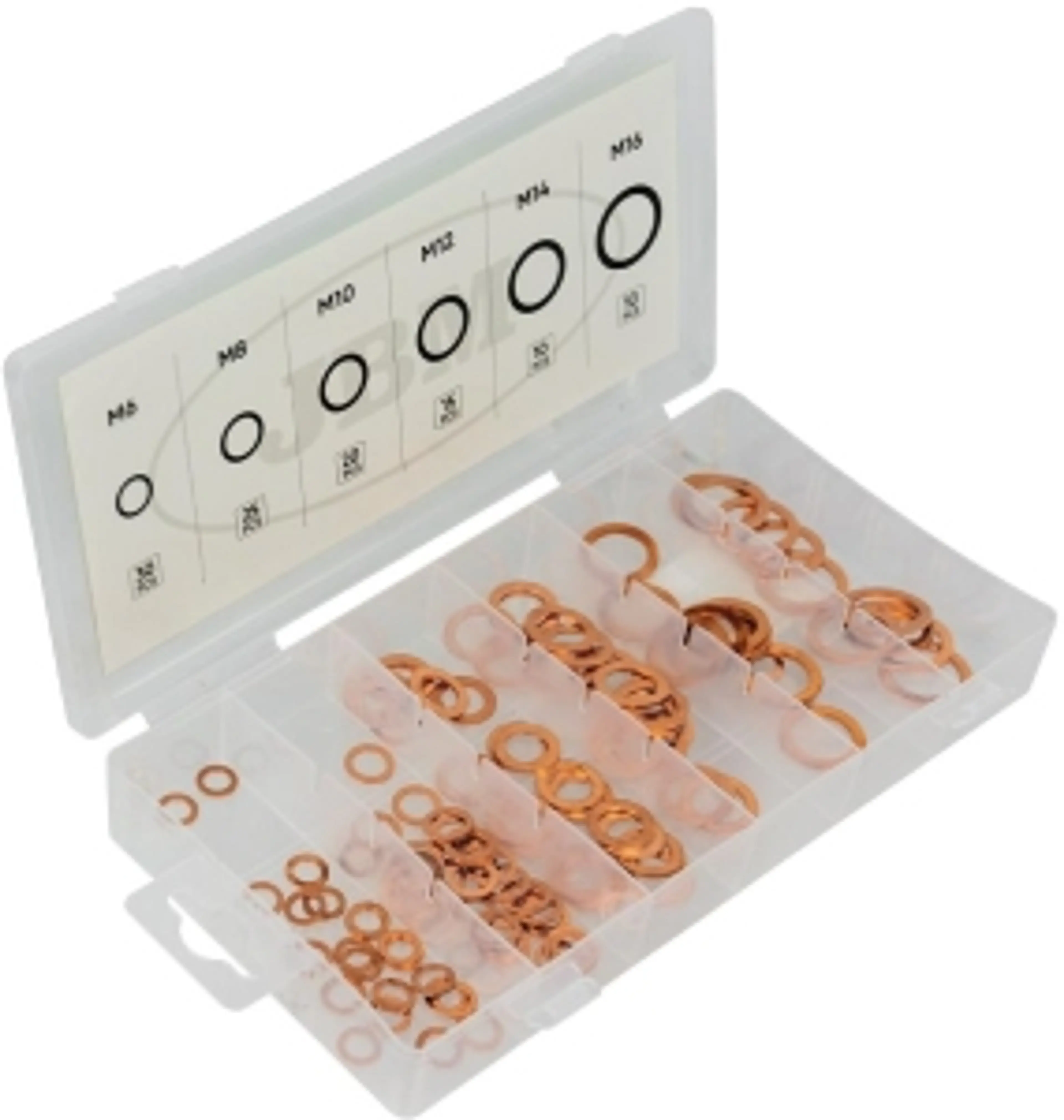 ESTUCHE DE ARANDELAS DE COBRE...