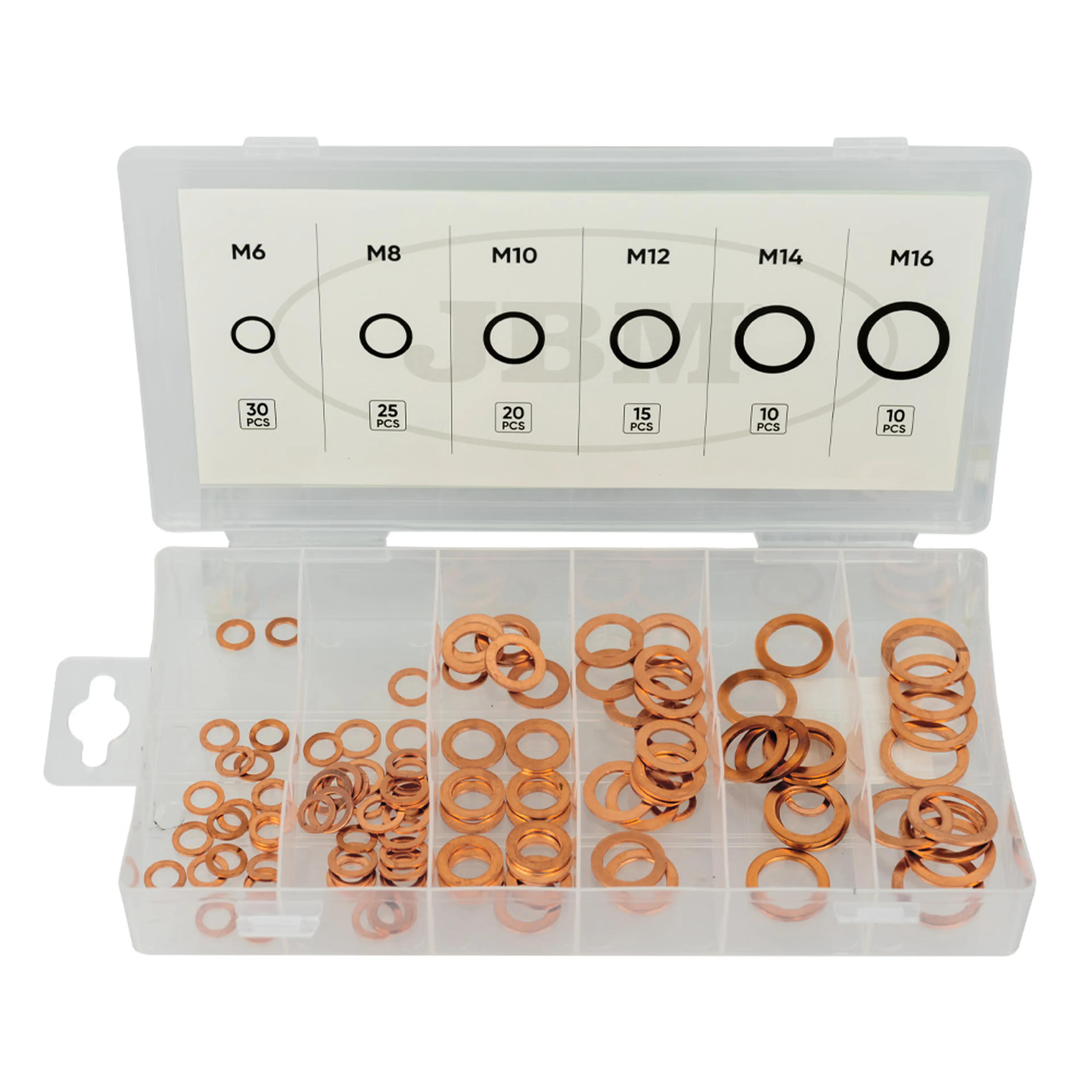 ESTUCHE DE ARANDELAS DE COBRE...