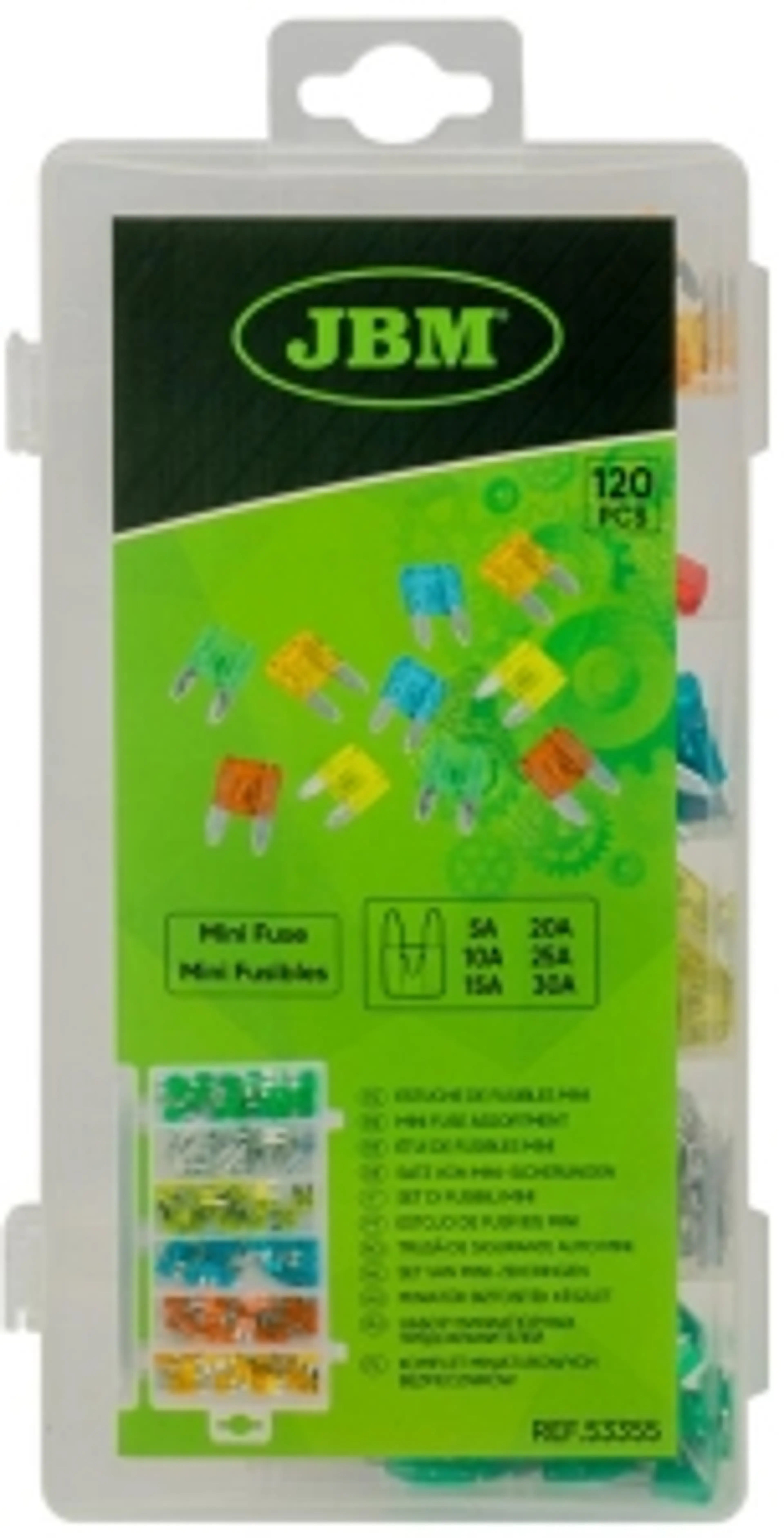 ESTUCHE DE MINI FUSIBLES 120PCS