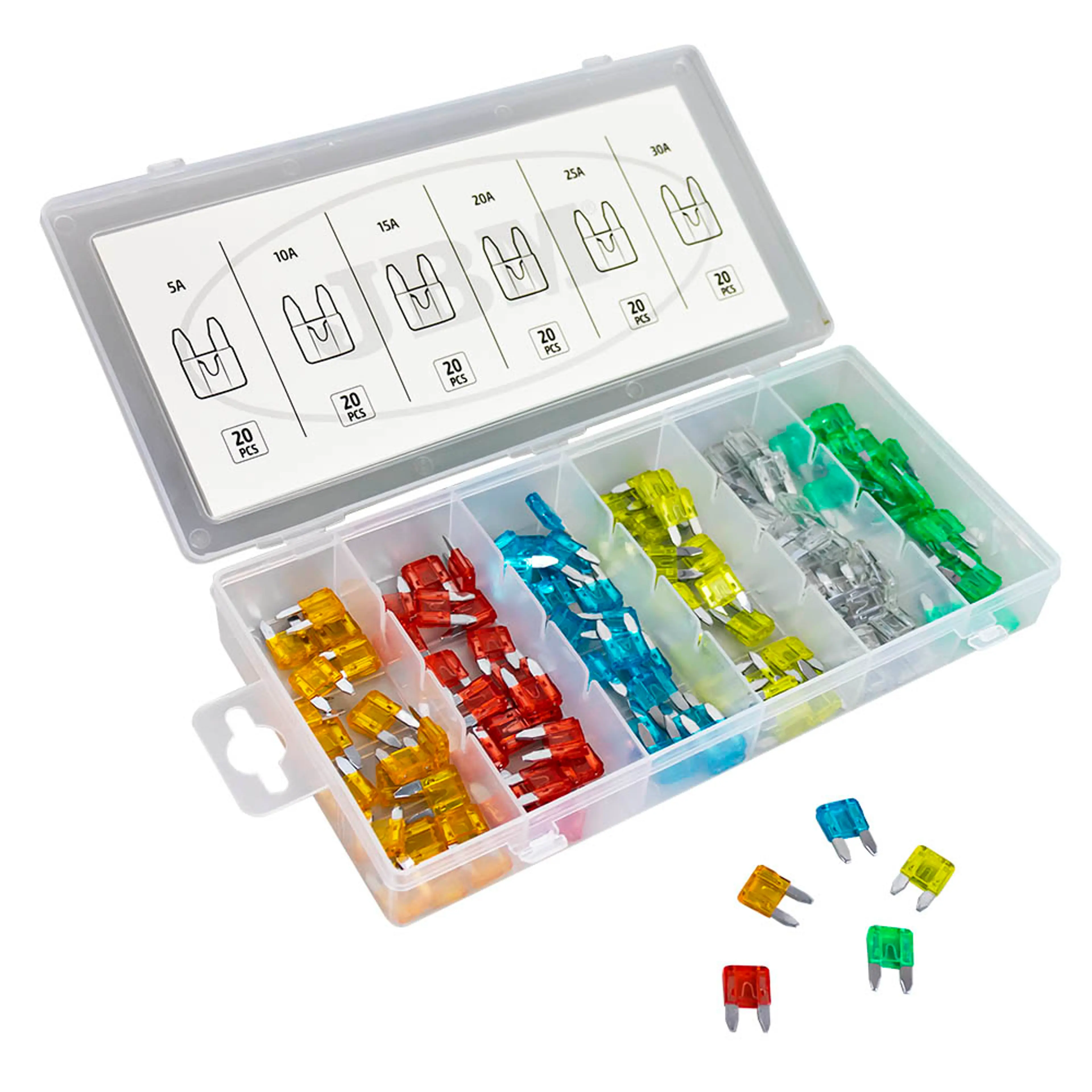 ESTUCHE DE MINI FUSIBLES 120PCS