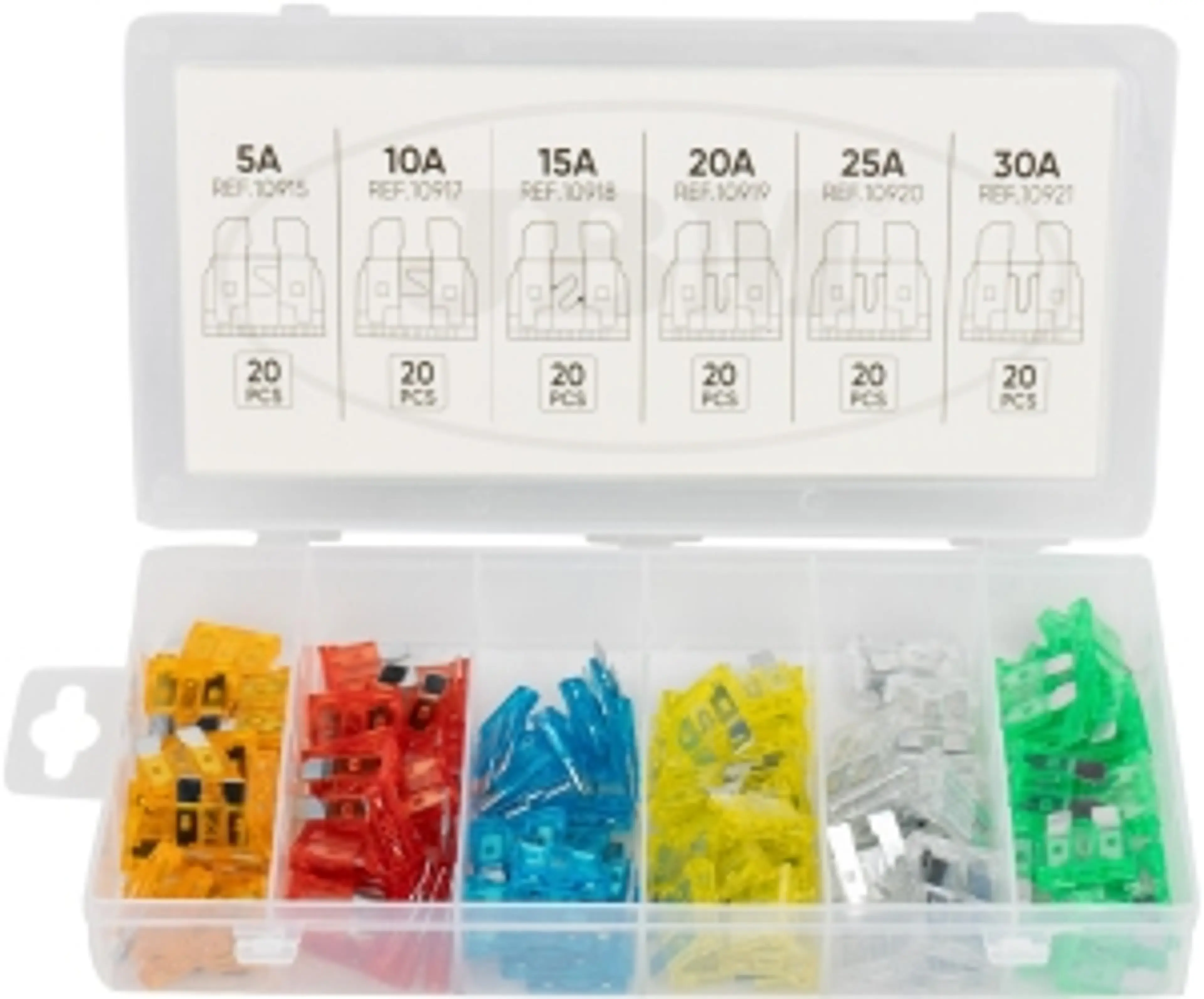 ESTUCHE DE FUSIBLES 120PCS