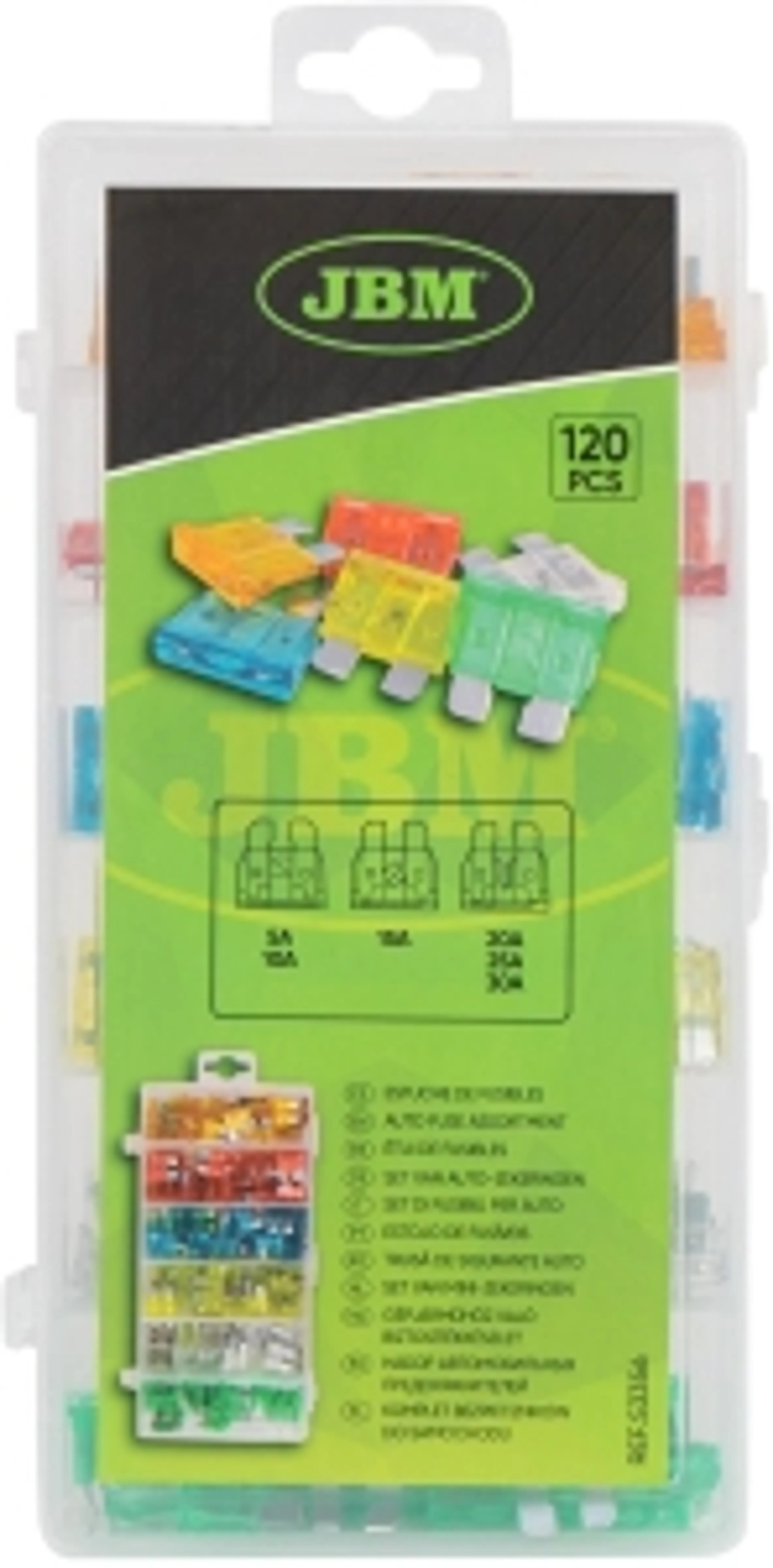 ESTUCHE DE FUSIBLES 120 PCS