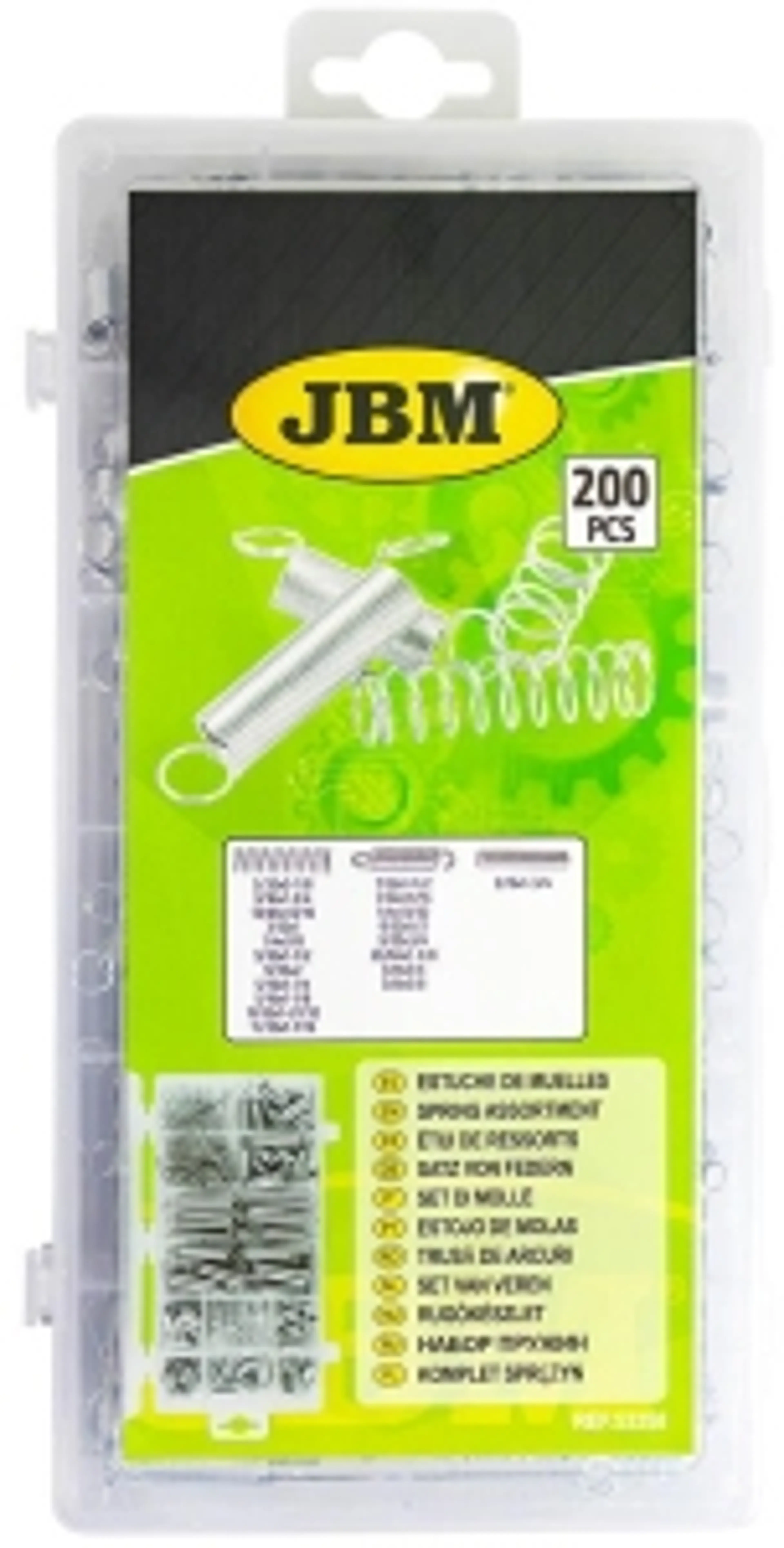 ESTUCHE DE MUELLES 200PCS