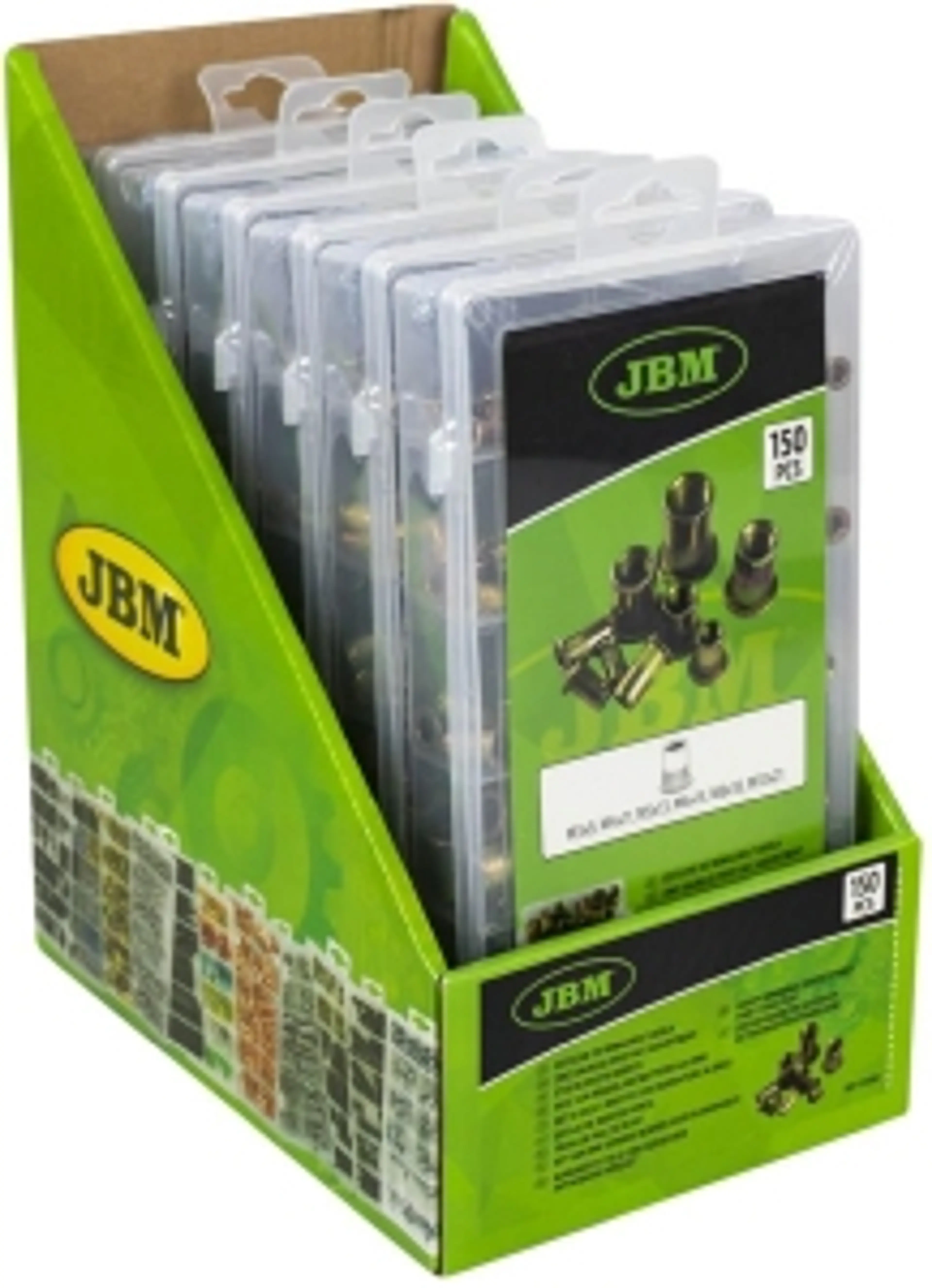 ESTUCHE DE REMACHES TUERCA 150PCS