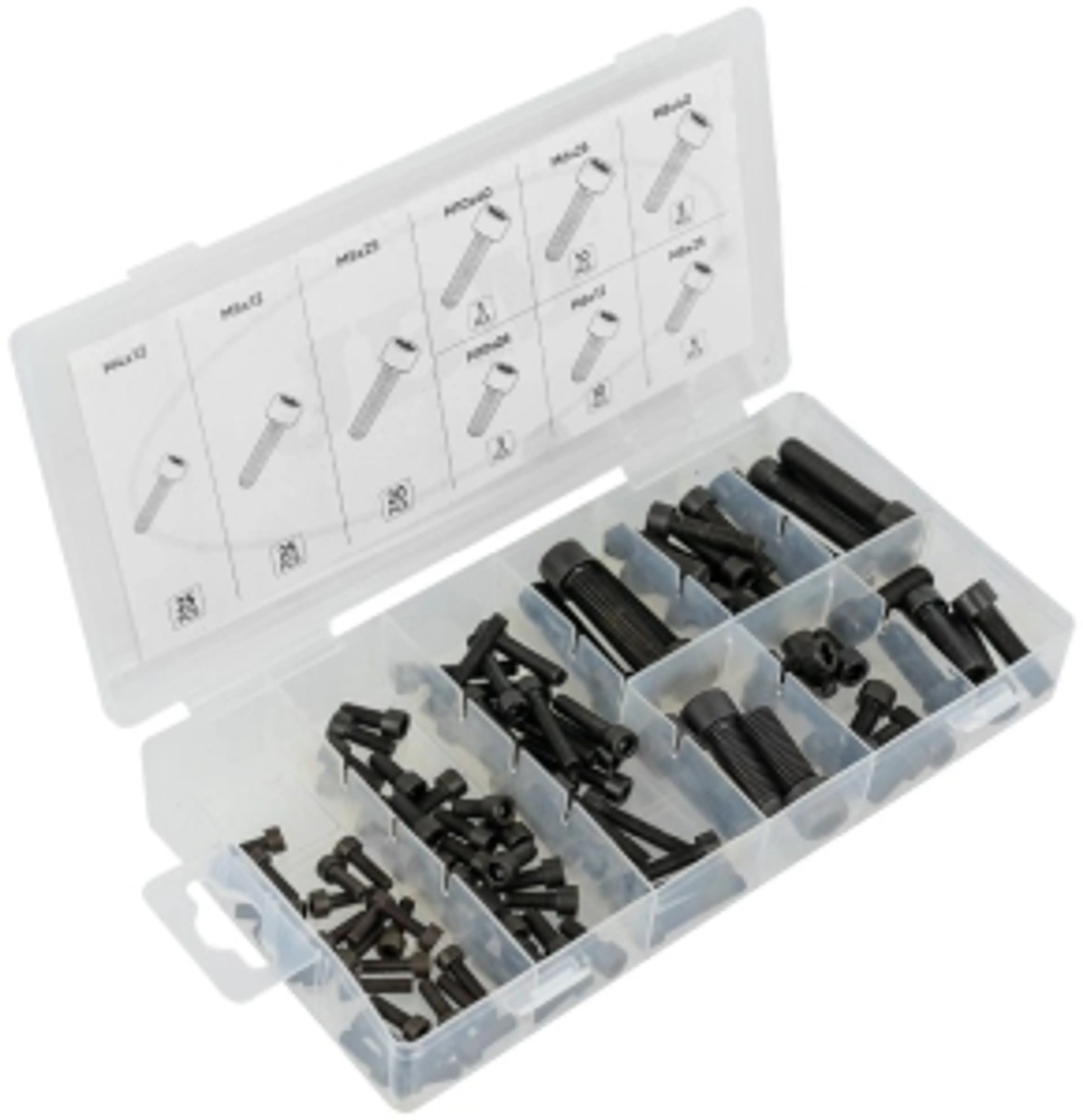 ESTUCHE DE TORNILLOS ALLEN 106PCS