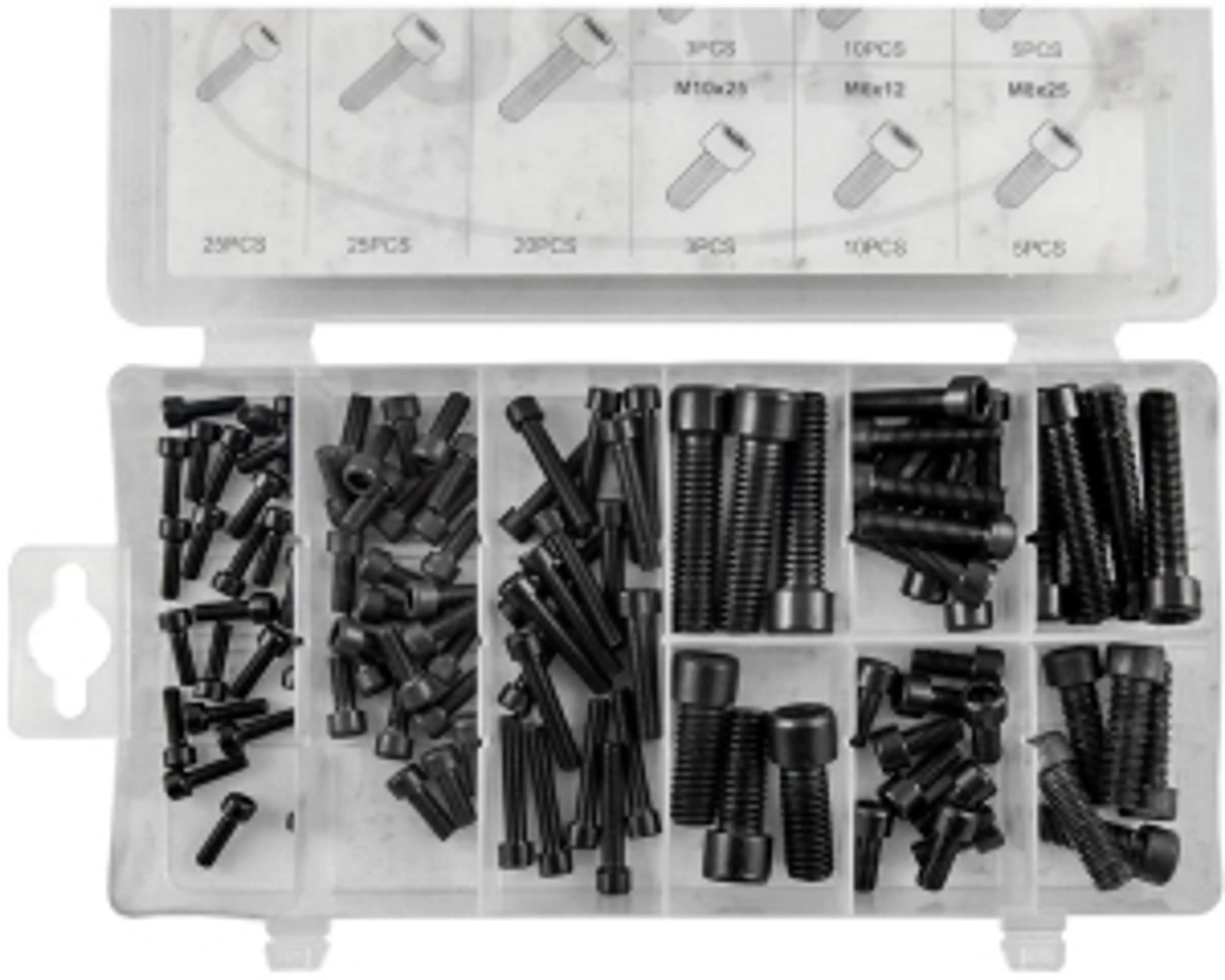 ESTUCHE DE TORNILLOS ALLEN 106PCS