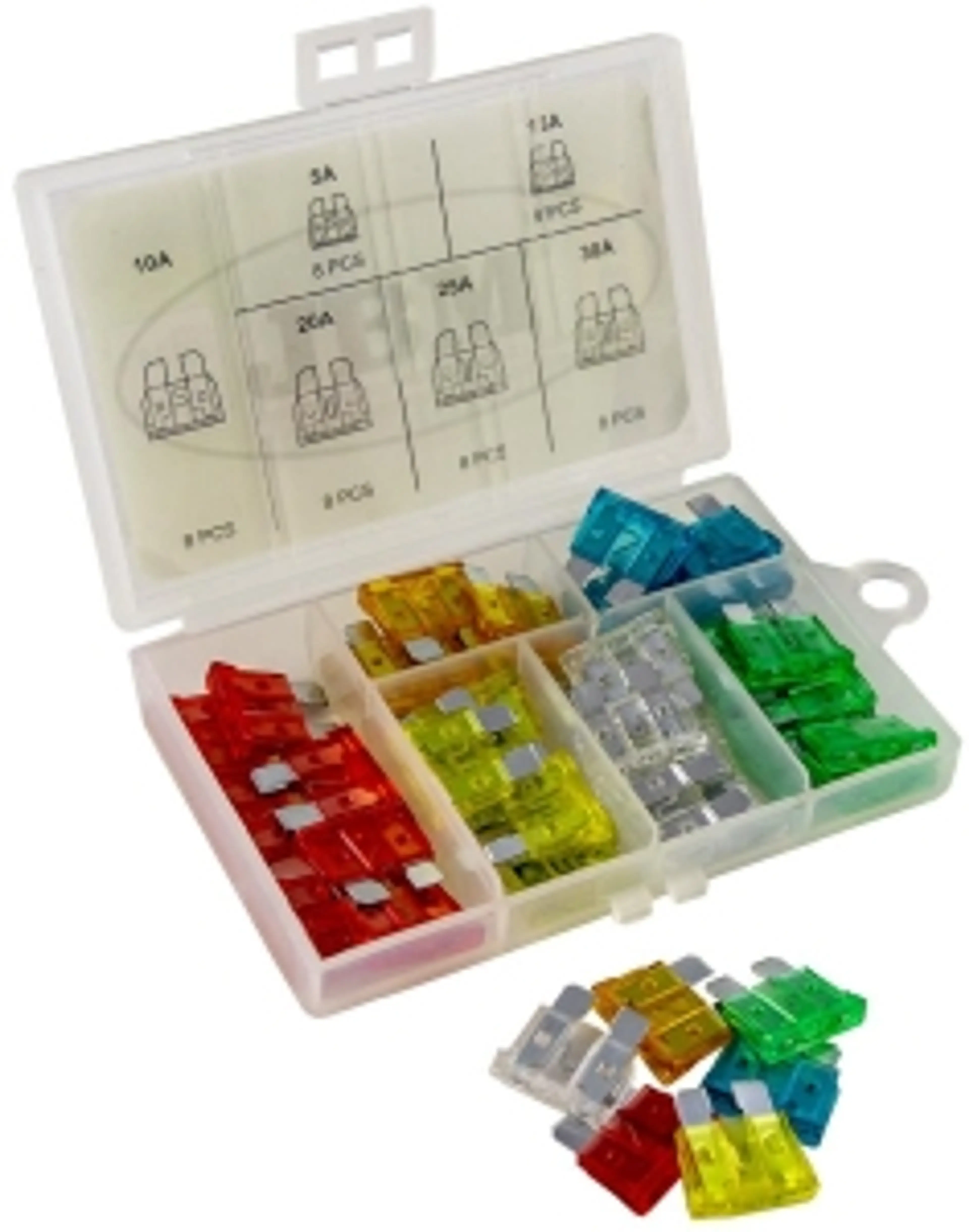 ESTUCHE DE FUSIBLES 48PCS