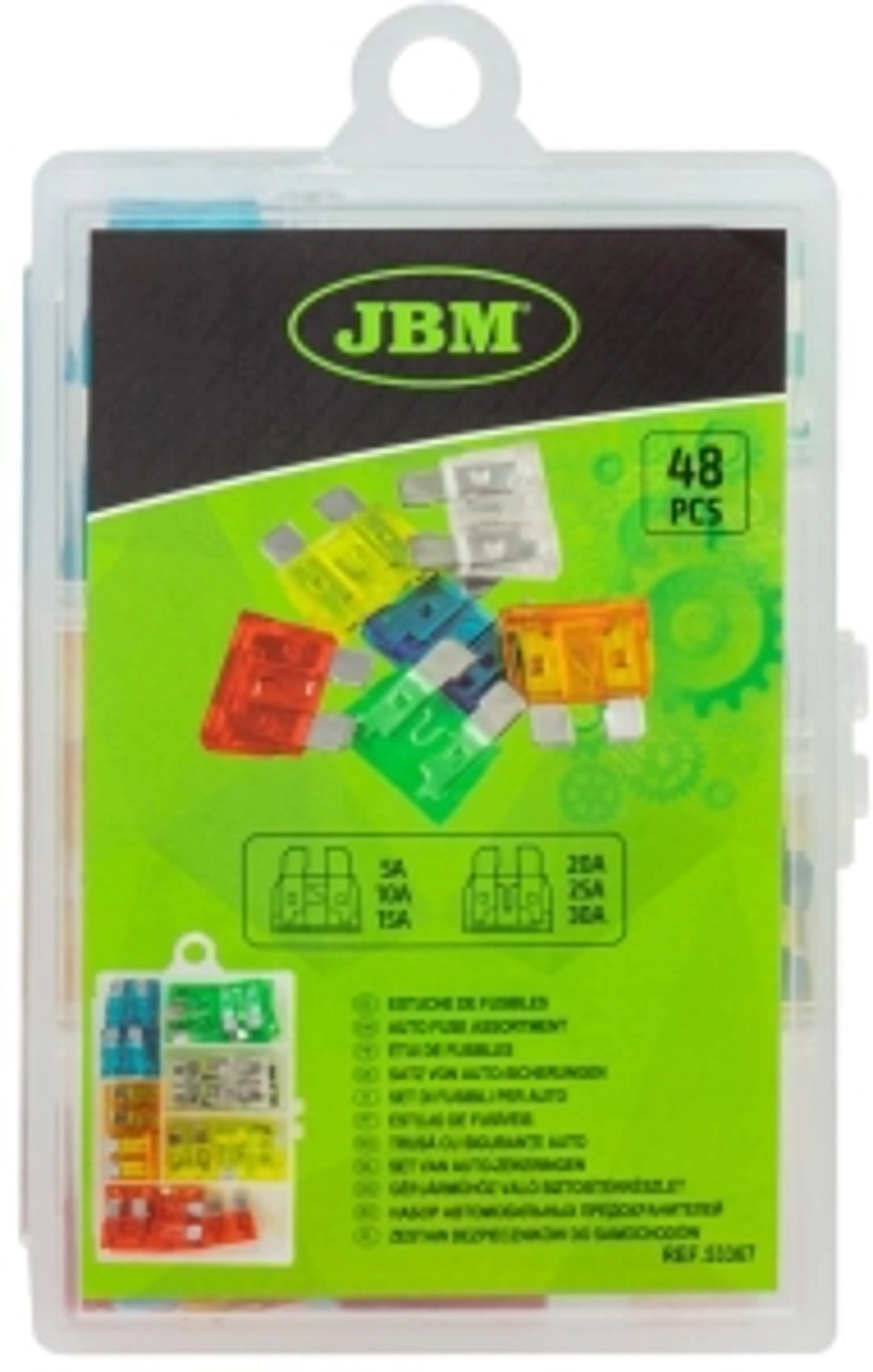 ESTUCHE DE FUSIBLES 48PCS