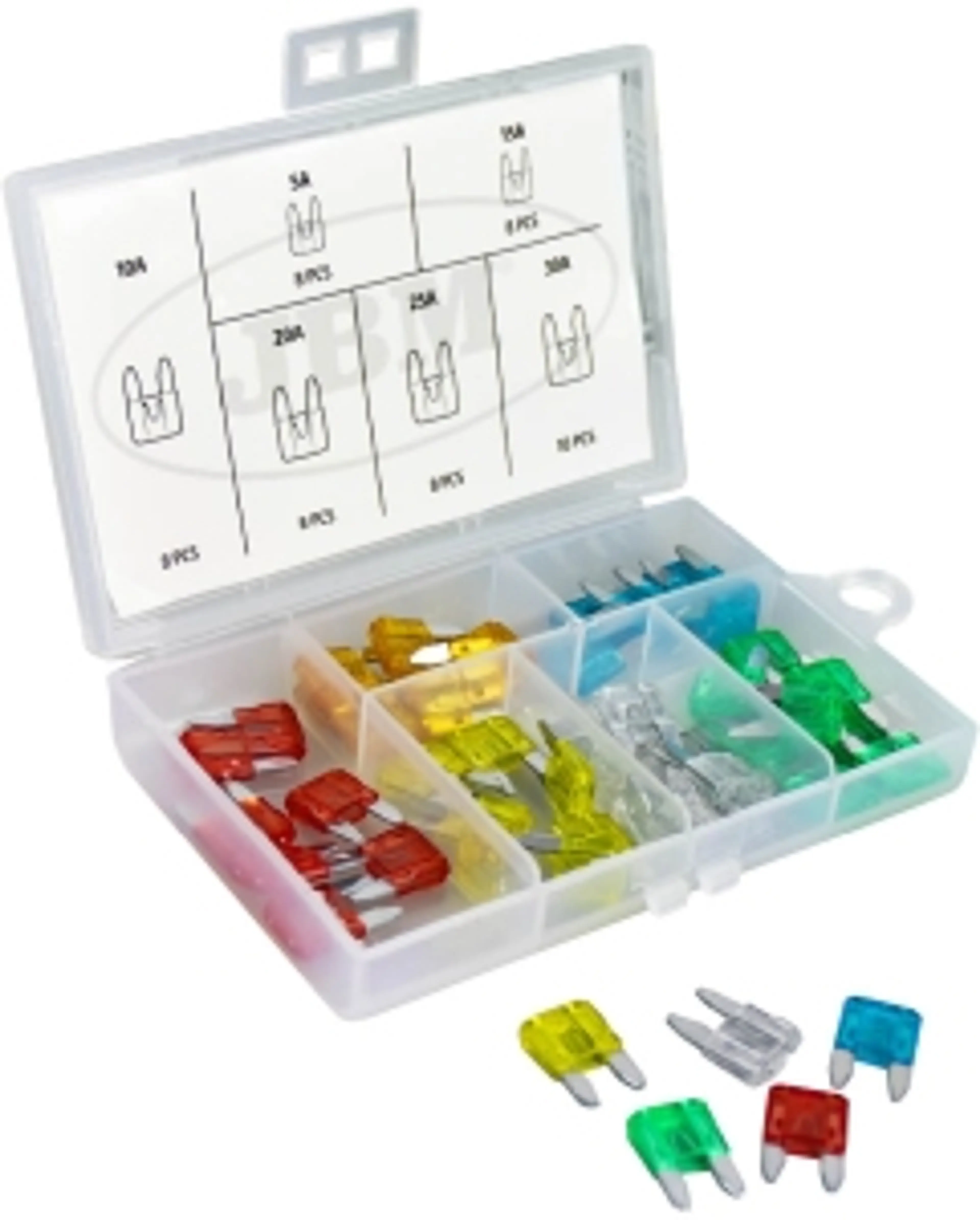 ESTUCHE DE MINI FUSIBLES 50PCS