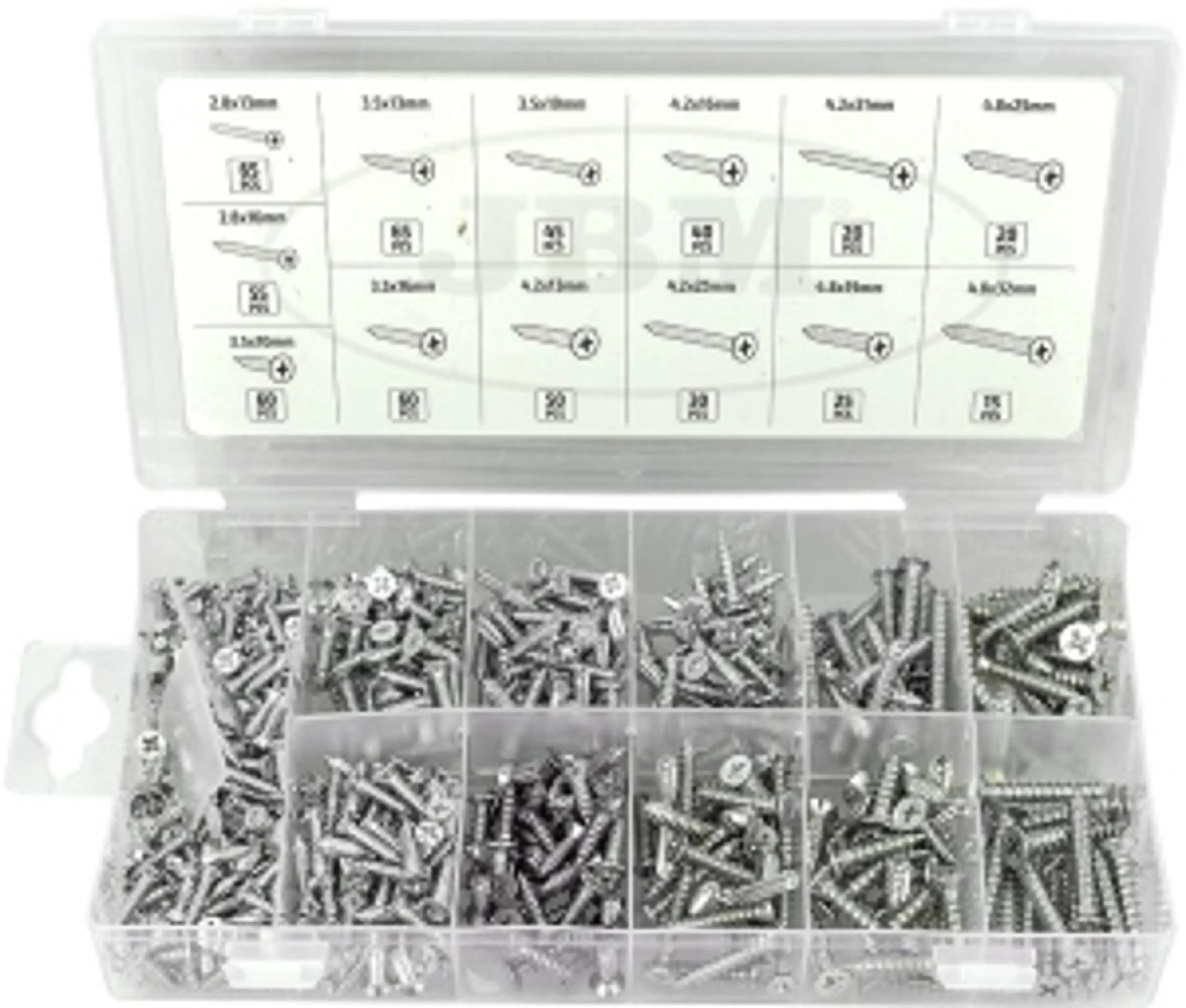 ESTUCHE DE TORNILLOS 550 PCS