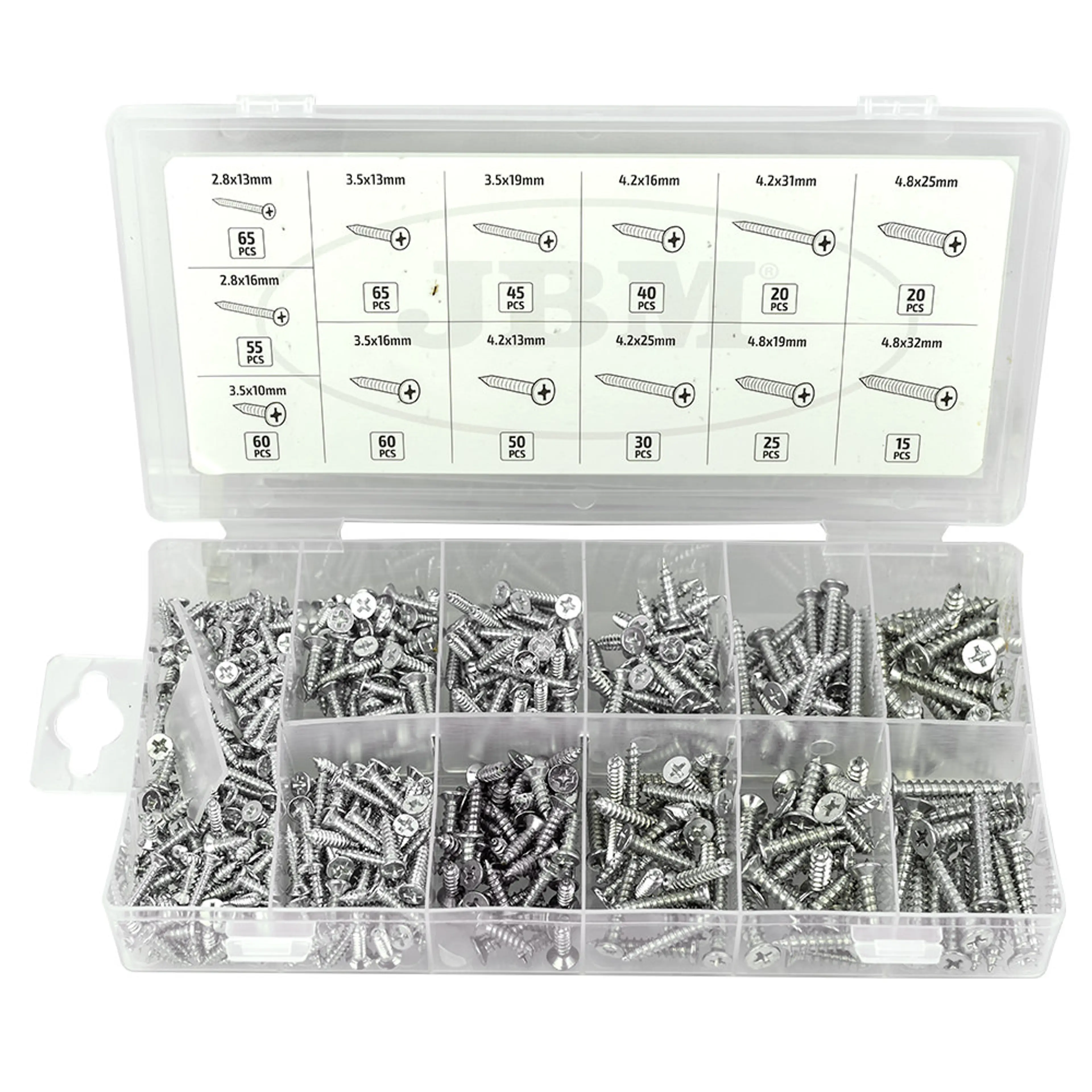 ESTUCHE DE TORNILLOS 550 PCS