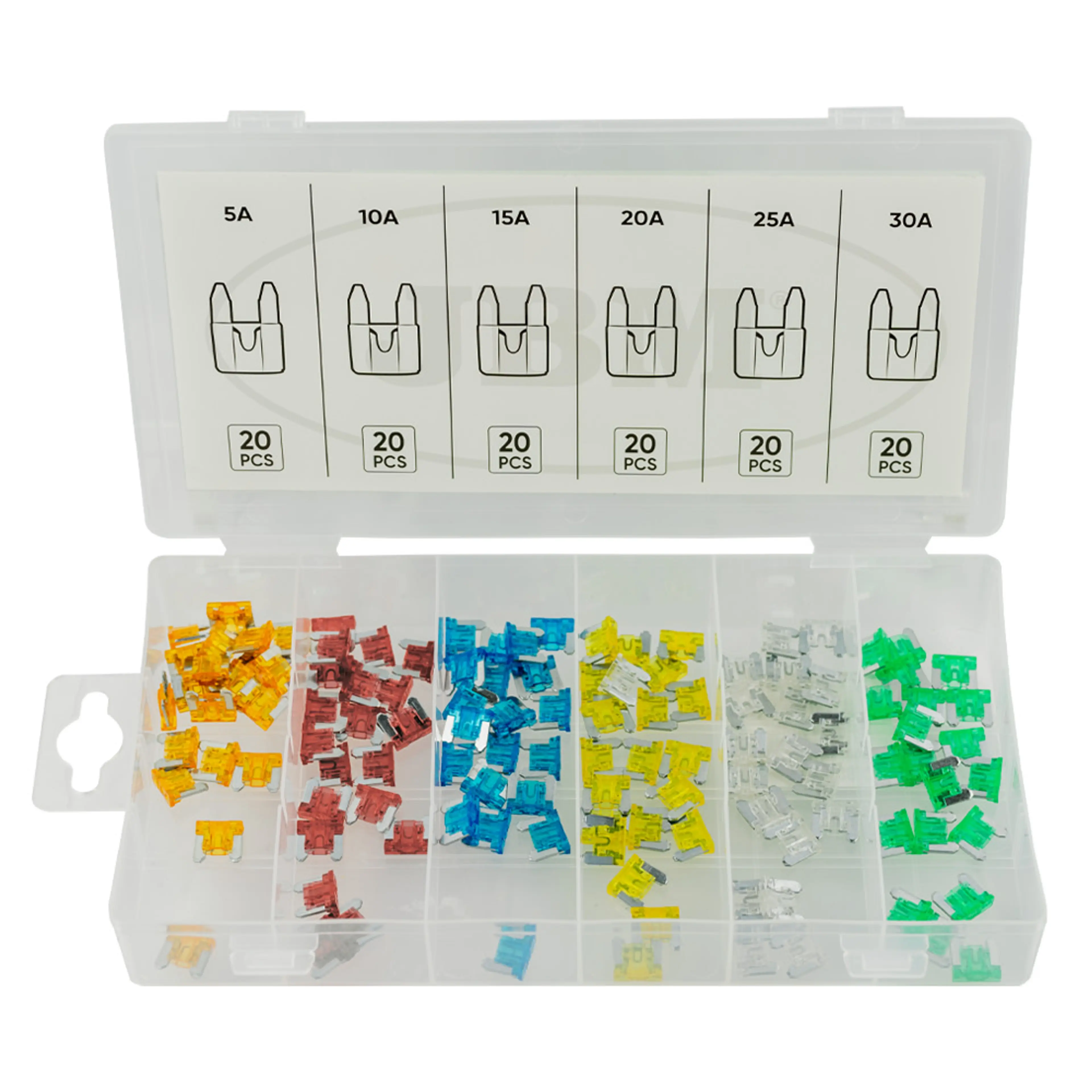 ESTUCHE DE MINI FUSIBLES 120 PCS