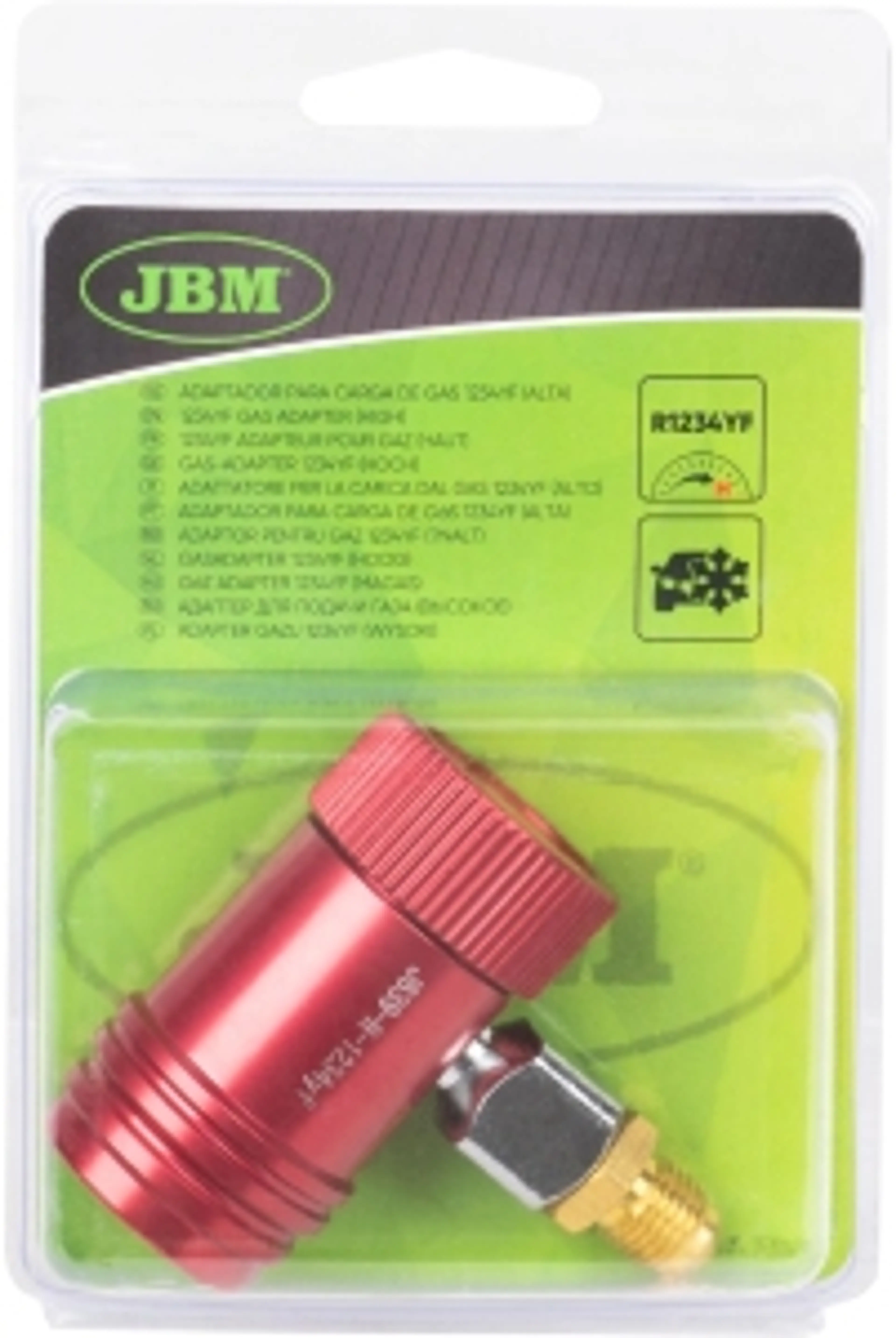 ADAPTADOR PARA CARGA DE GAS 1234YF.