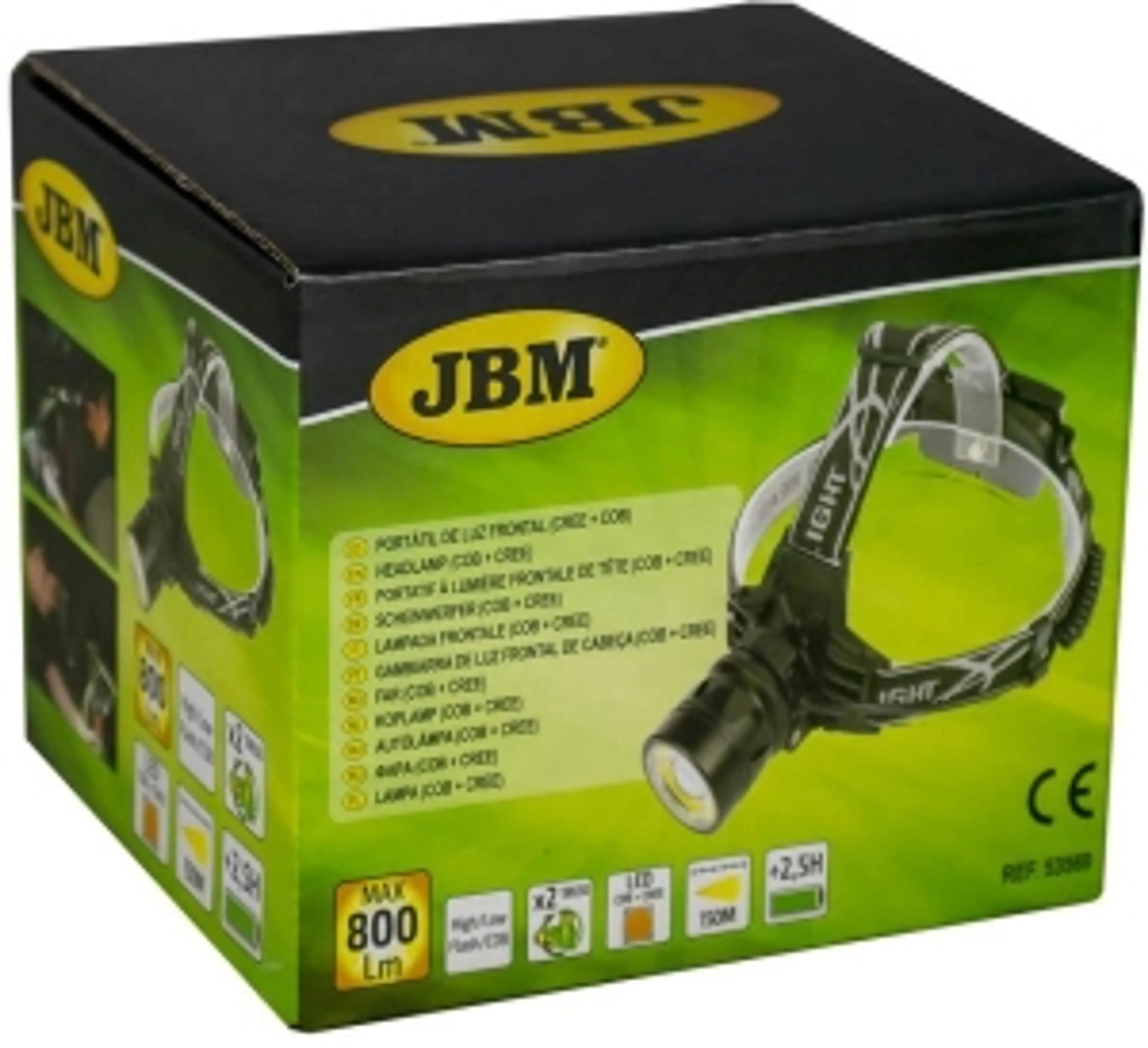 LINTERNA LED FRONTAL - 800LM