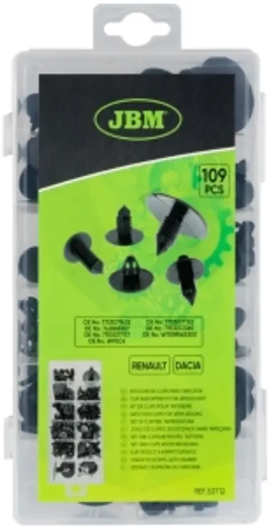 ESTUCHE DE CLIPS RENAULT/DACIA...