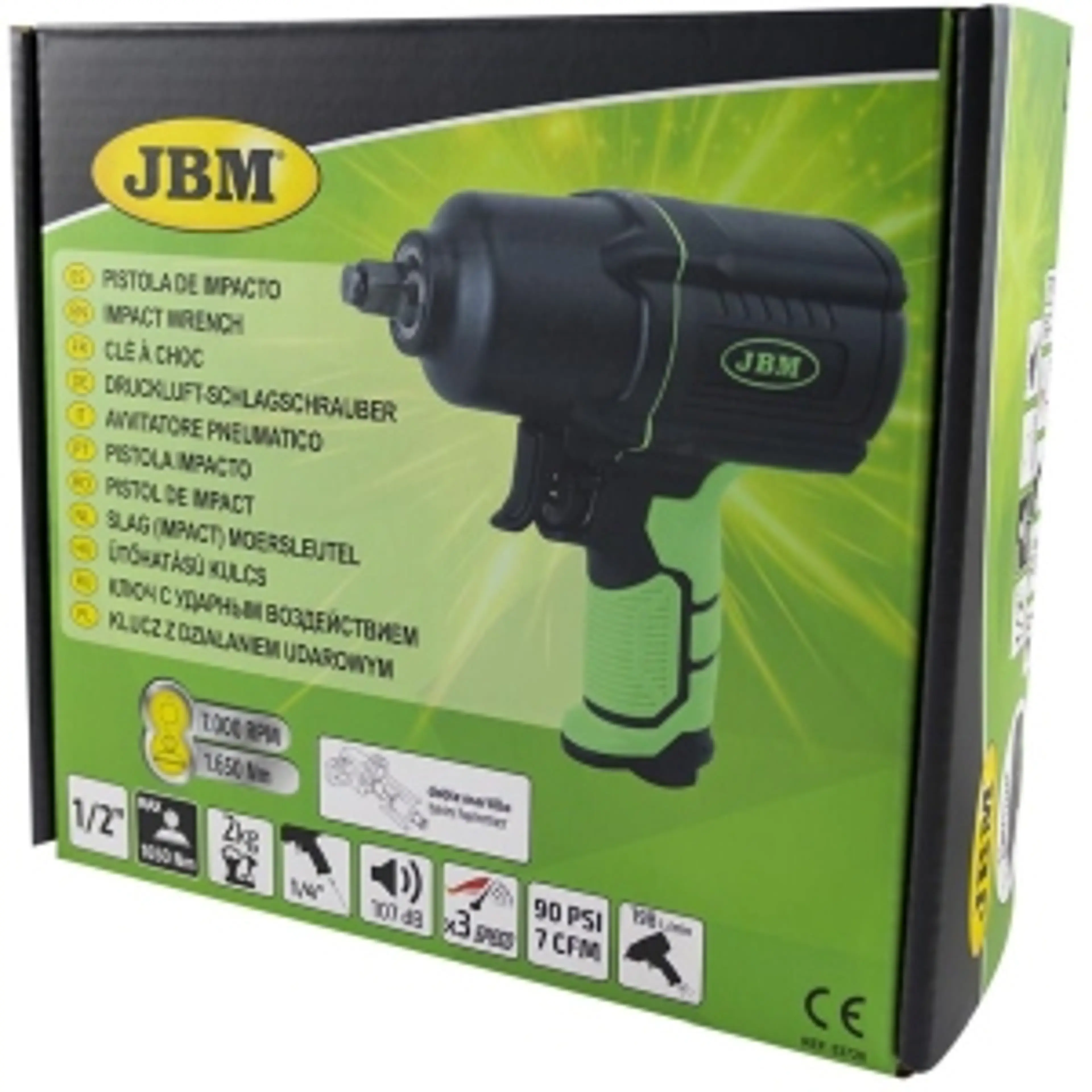 PISTOLA DE IMPACTO 1/2" 1650NM