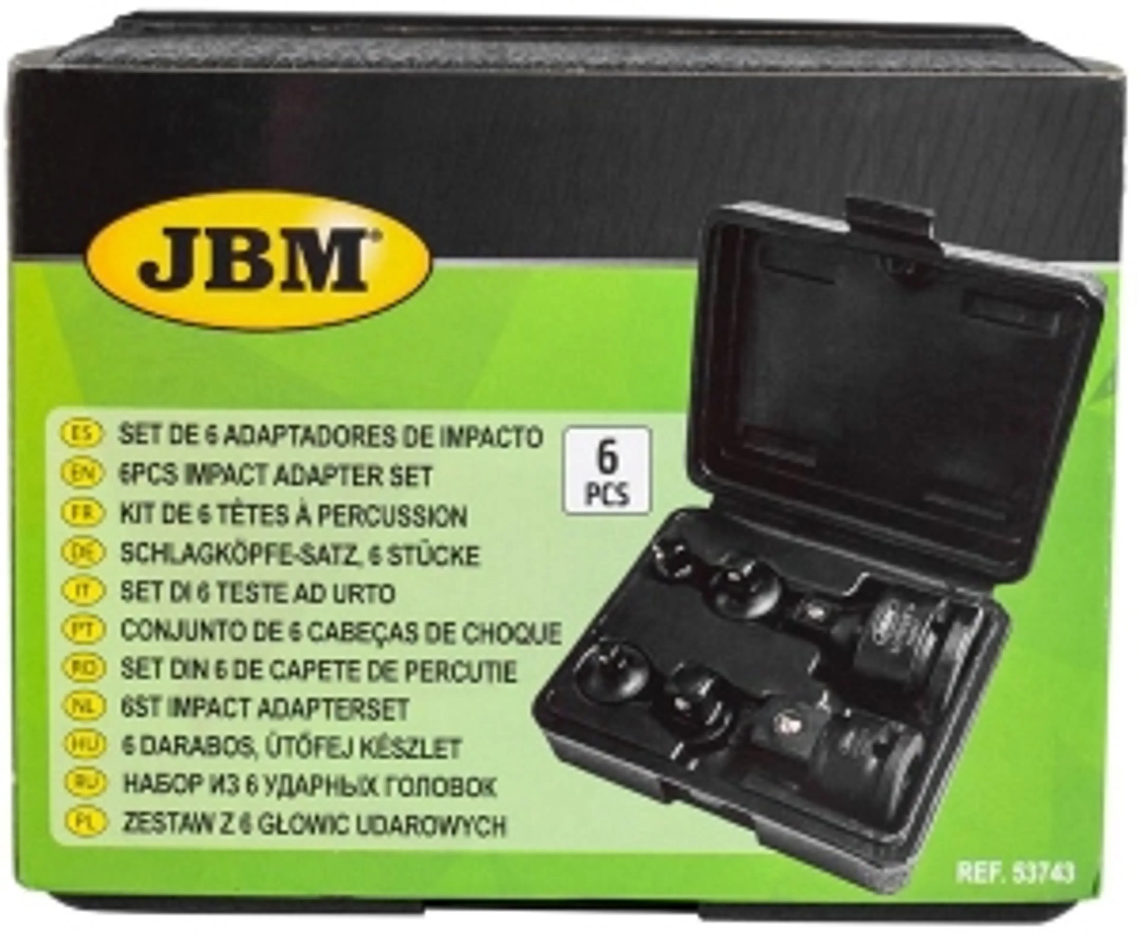 SET DE 6 ADAPTADORES DE IMPACTO