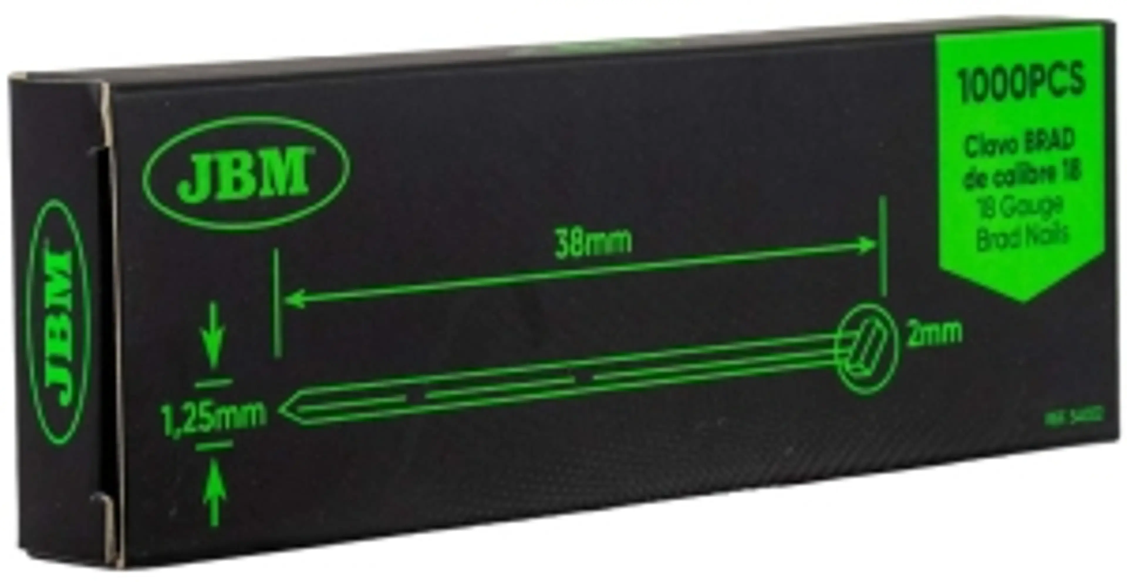 SET DE CLAVOS BRAD 38X1.25MM DE...