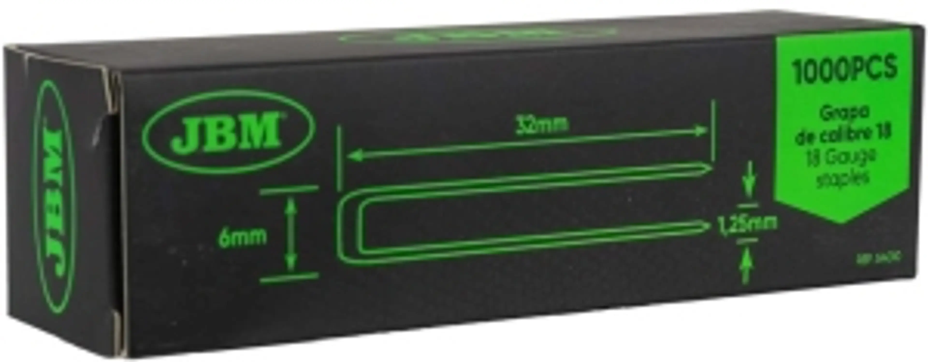 SET DE GRAPAS 32X6MM DE CALIBRE 18.