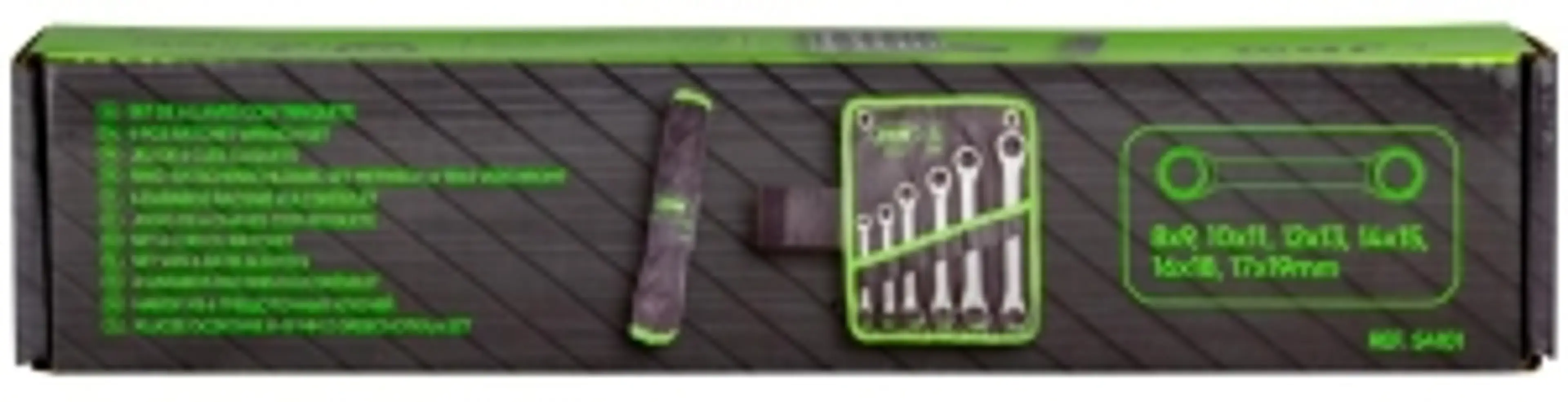 SET DE 6 LLAVES CON TRINQUETE