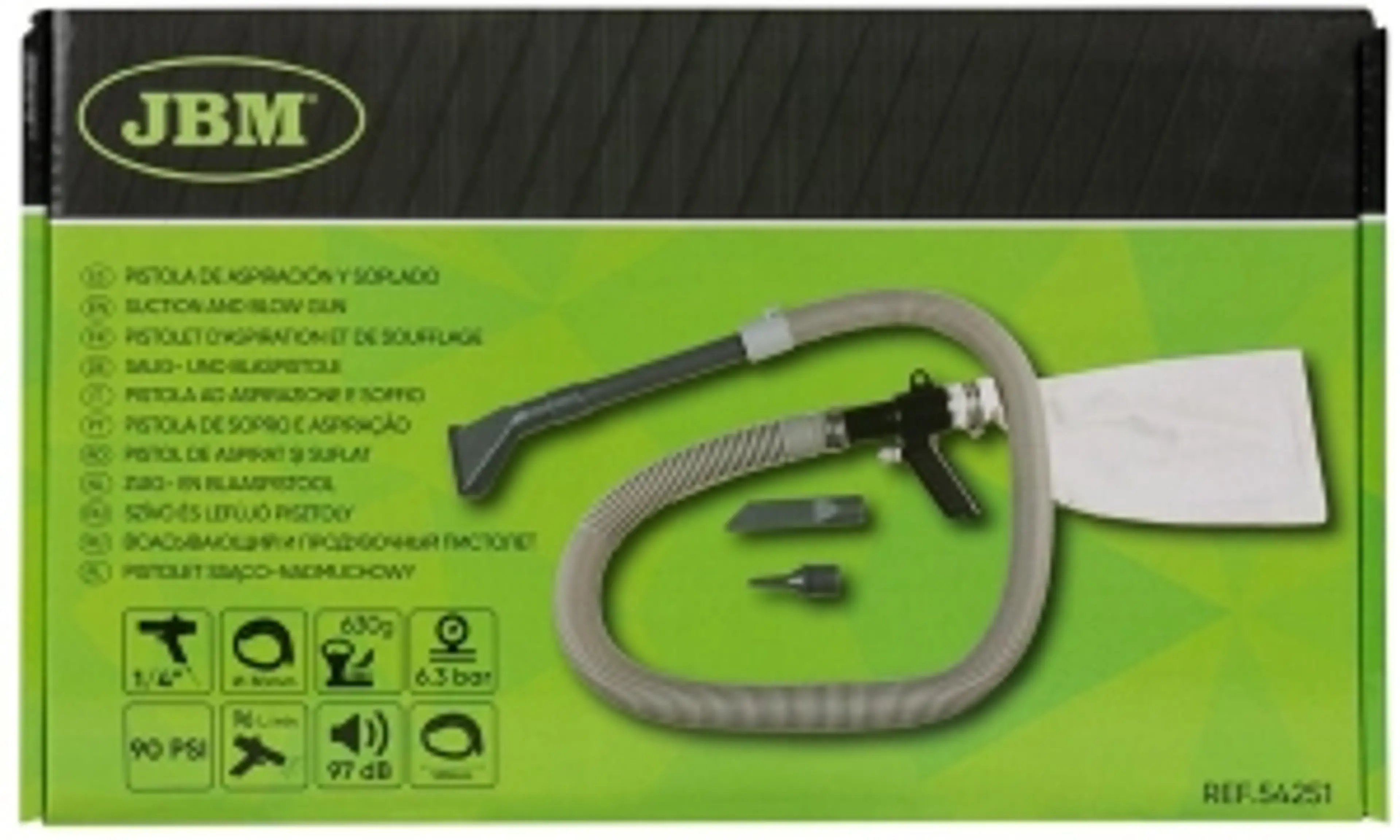 PISTOLA DE ASPIRACIÓN Y SOPLADO