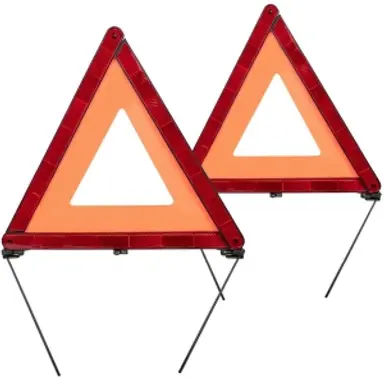 SET DE 2 TRIÁNGULOS DE EMERGENCIA..