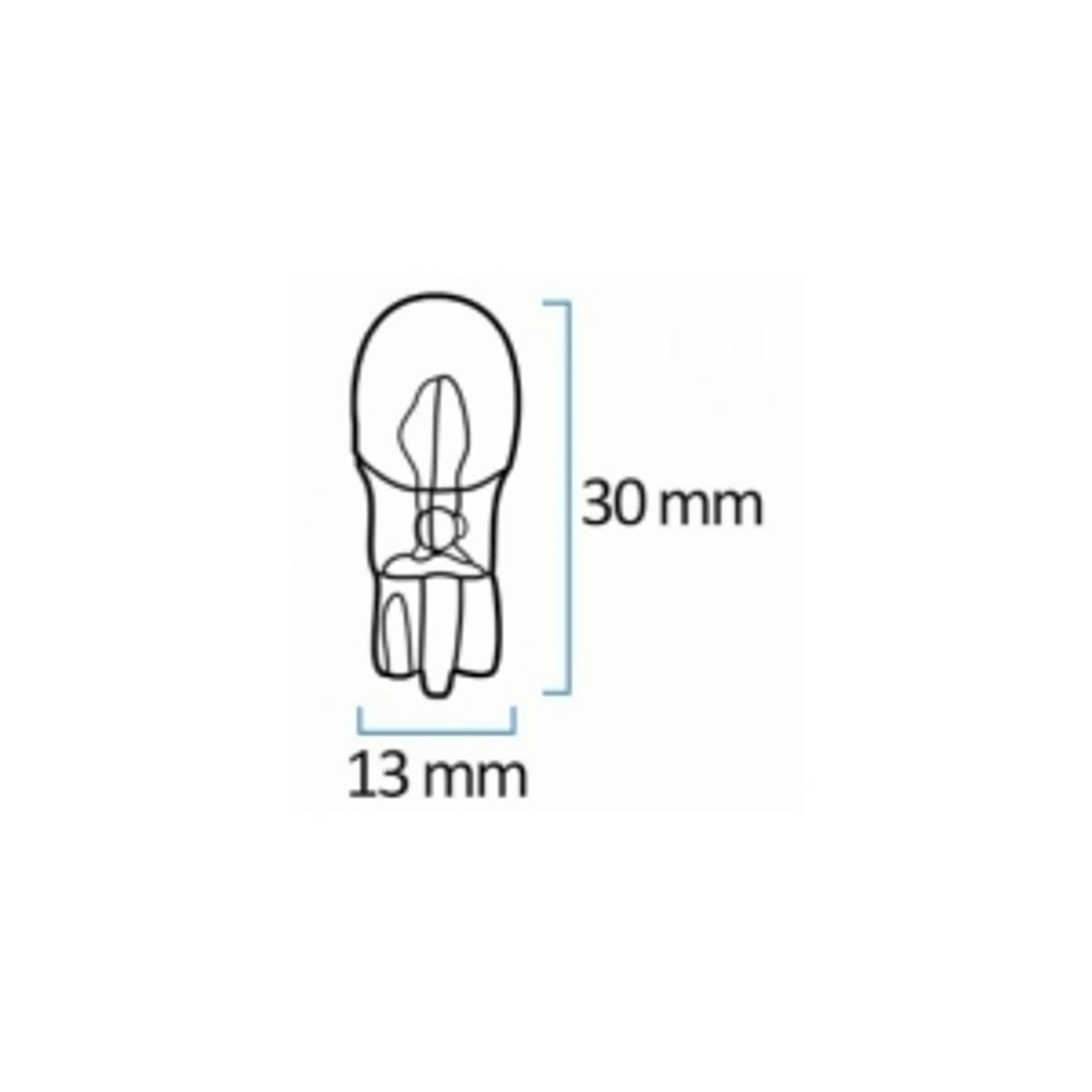 LAMP CONTROL S/C T13 12V 10W