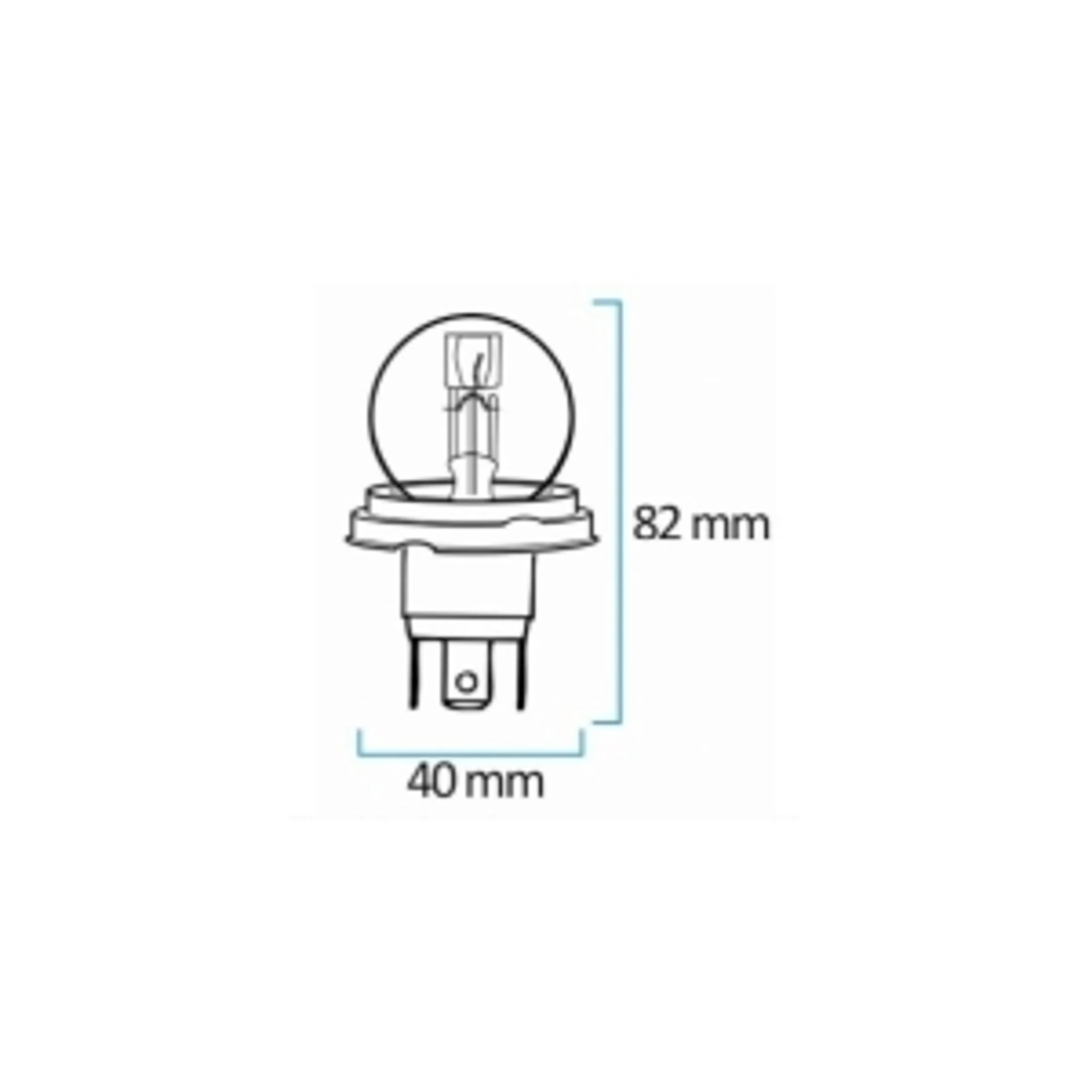 MXV LAMP FEU 12V 45/40W P45T