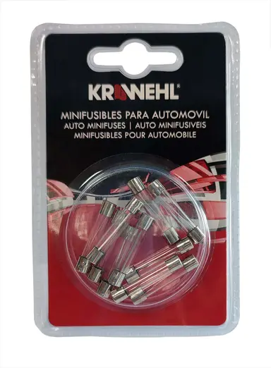 KRW FUSIBLES TUBOS CRISTALES 10UD