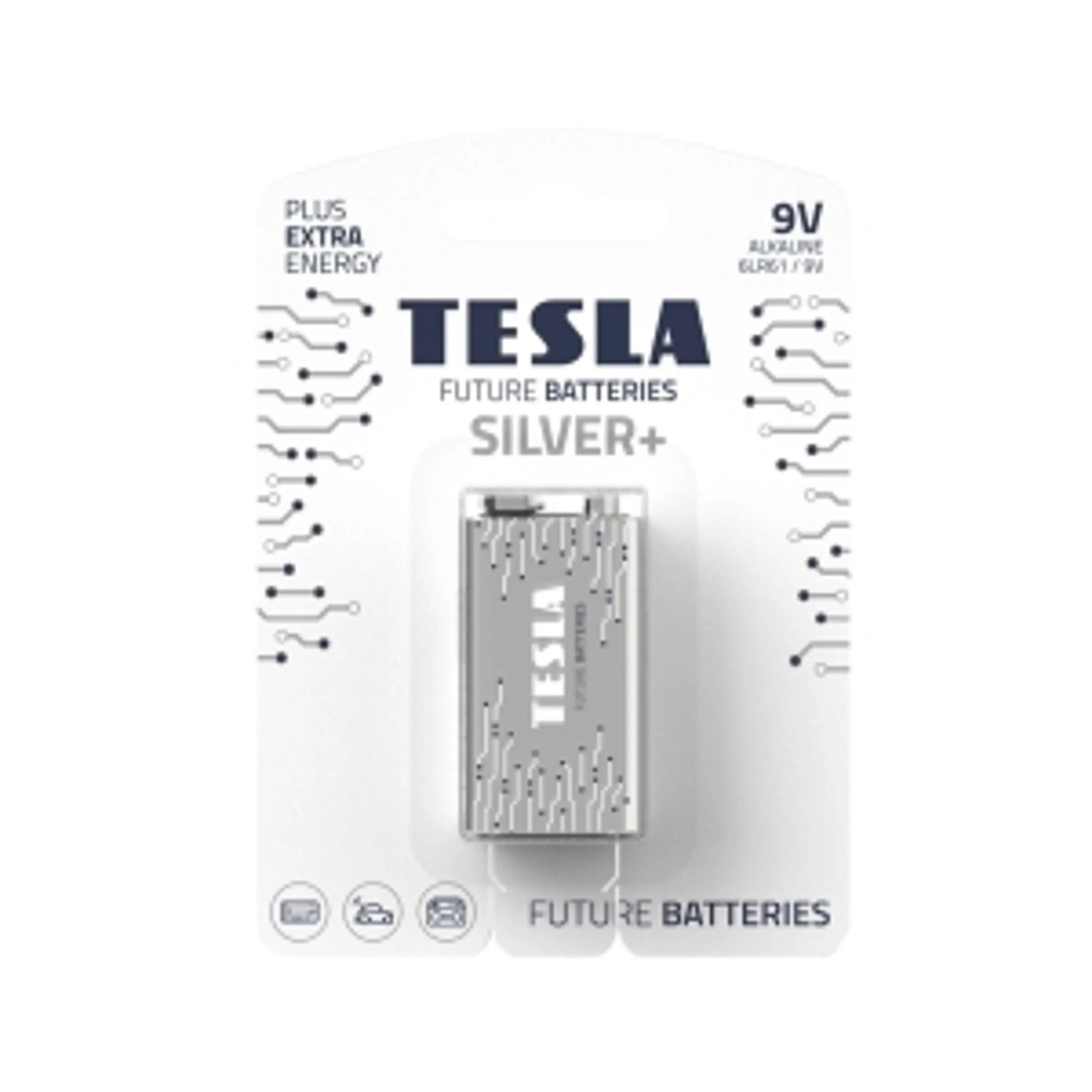 PILA TESLA 9V SILVER+