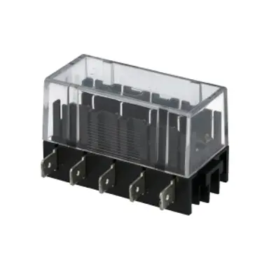 CAJA DE 5 FUSIBLES CONEXIÓN LATERAL