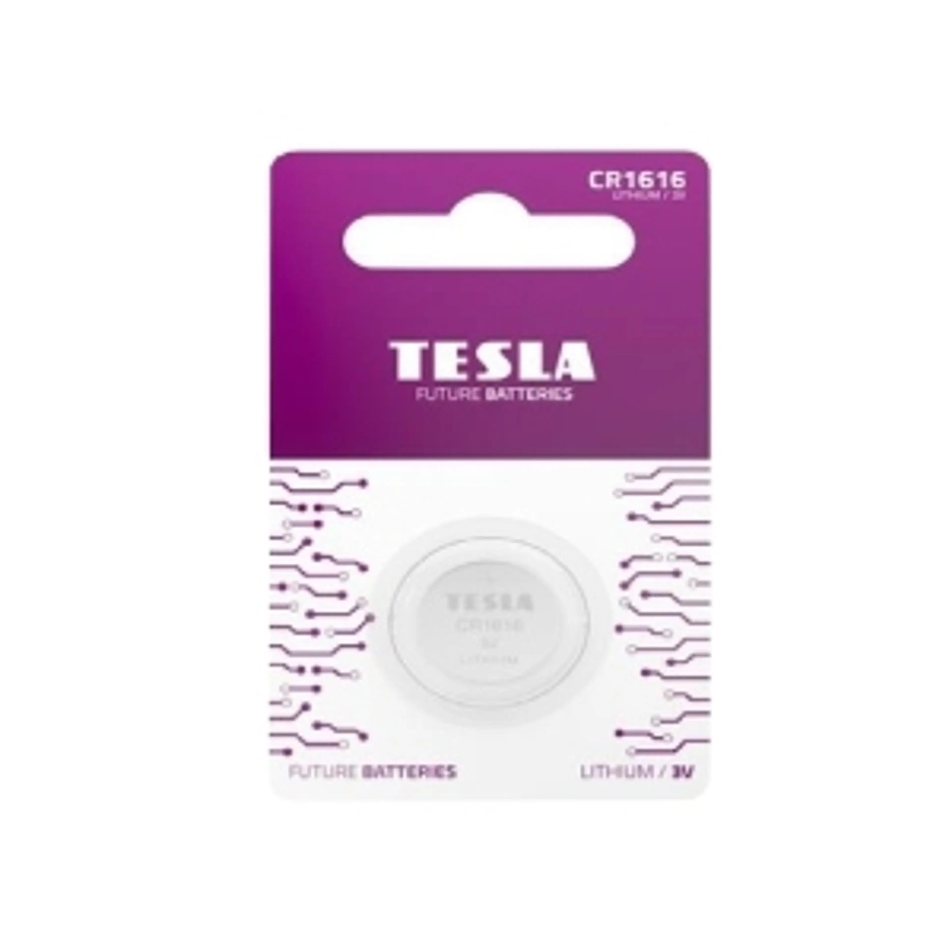 PILA TESLA CR1616