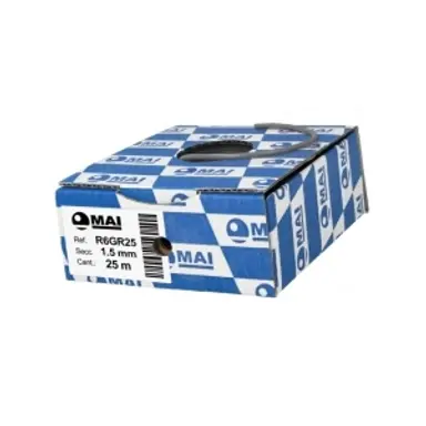 CABLE 105° FLRY-B 1,5 MM GRIS 25M