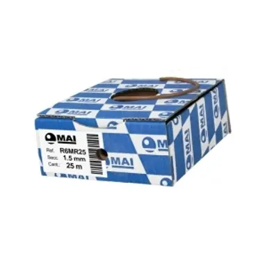 CABLE 105° FLRY-B 1,5 MM MARRON 25M