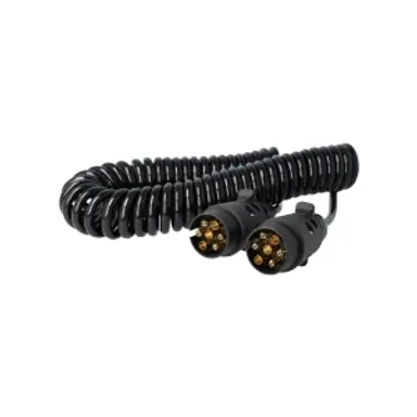 CABLE ESPIRAL 7P 12V 4M 45 MM