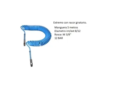 TUBO ESPIRAL COMPRESOR 5M 3/8