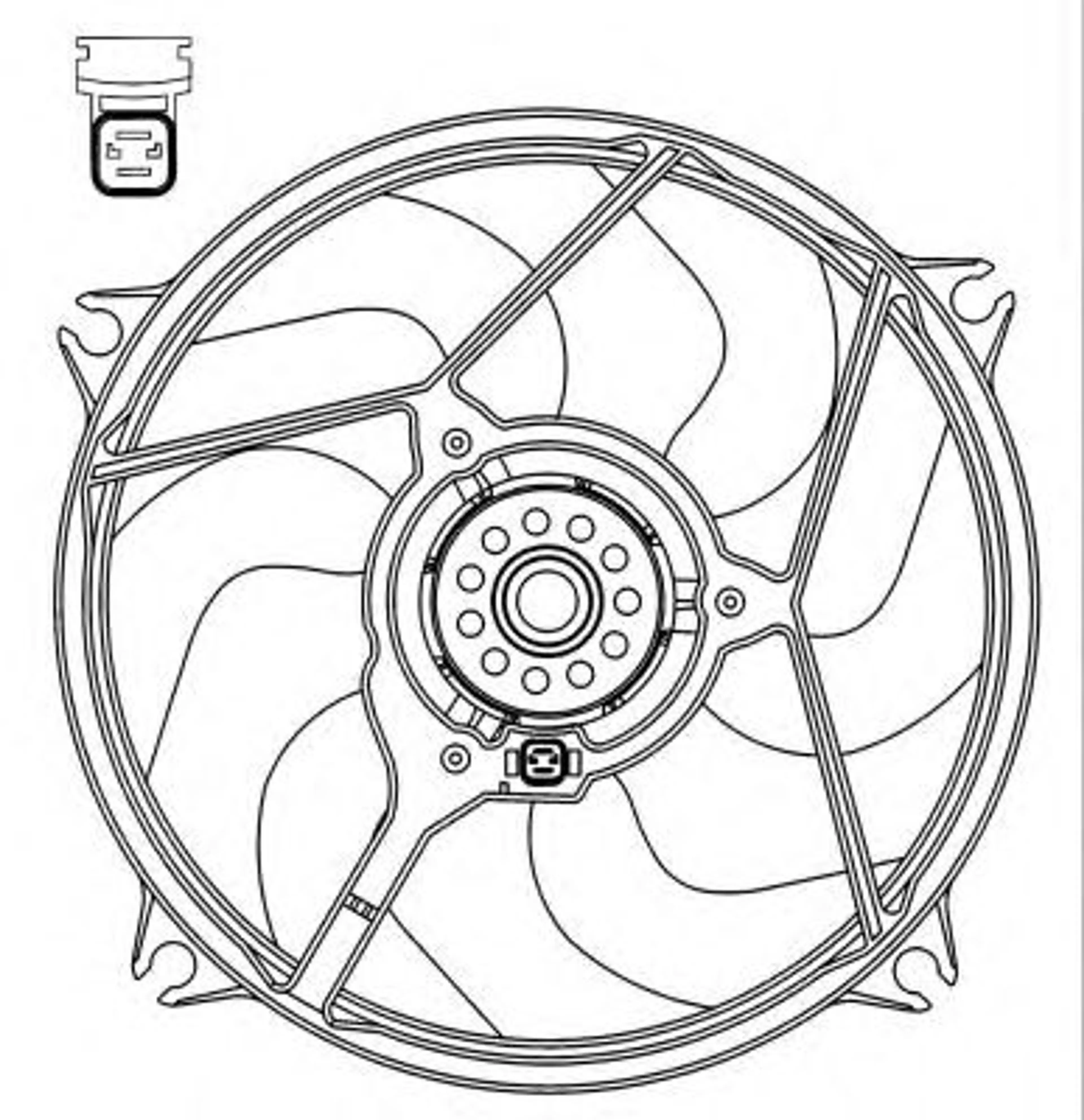 VENTILADOR CITROËN XSARA 2.0D 00-