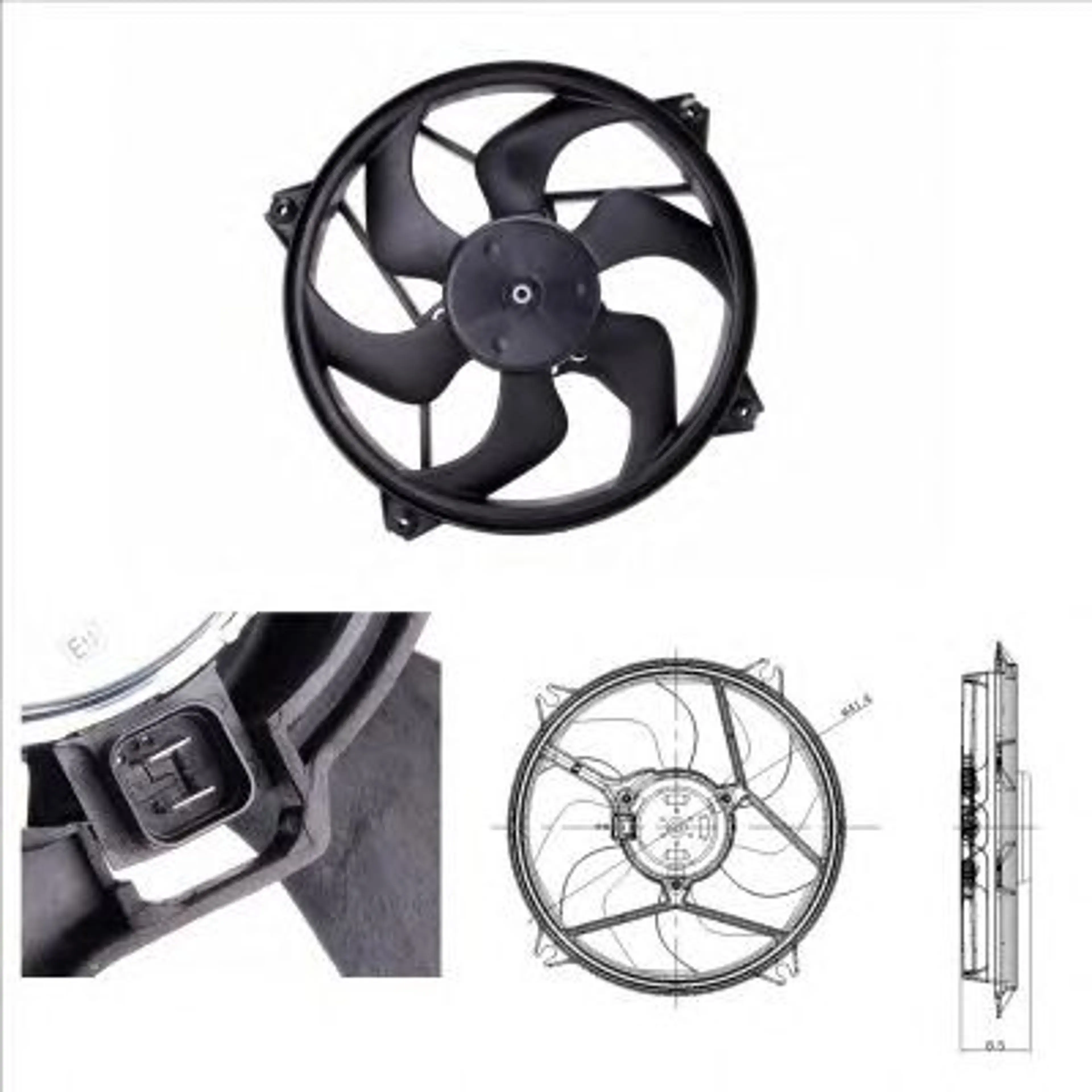 VENTILADOR CITROËN XSARA 2.0D 00-