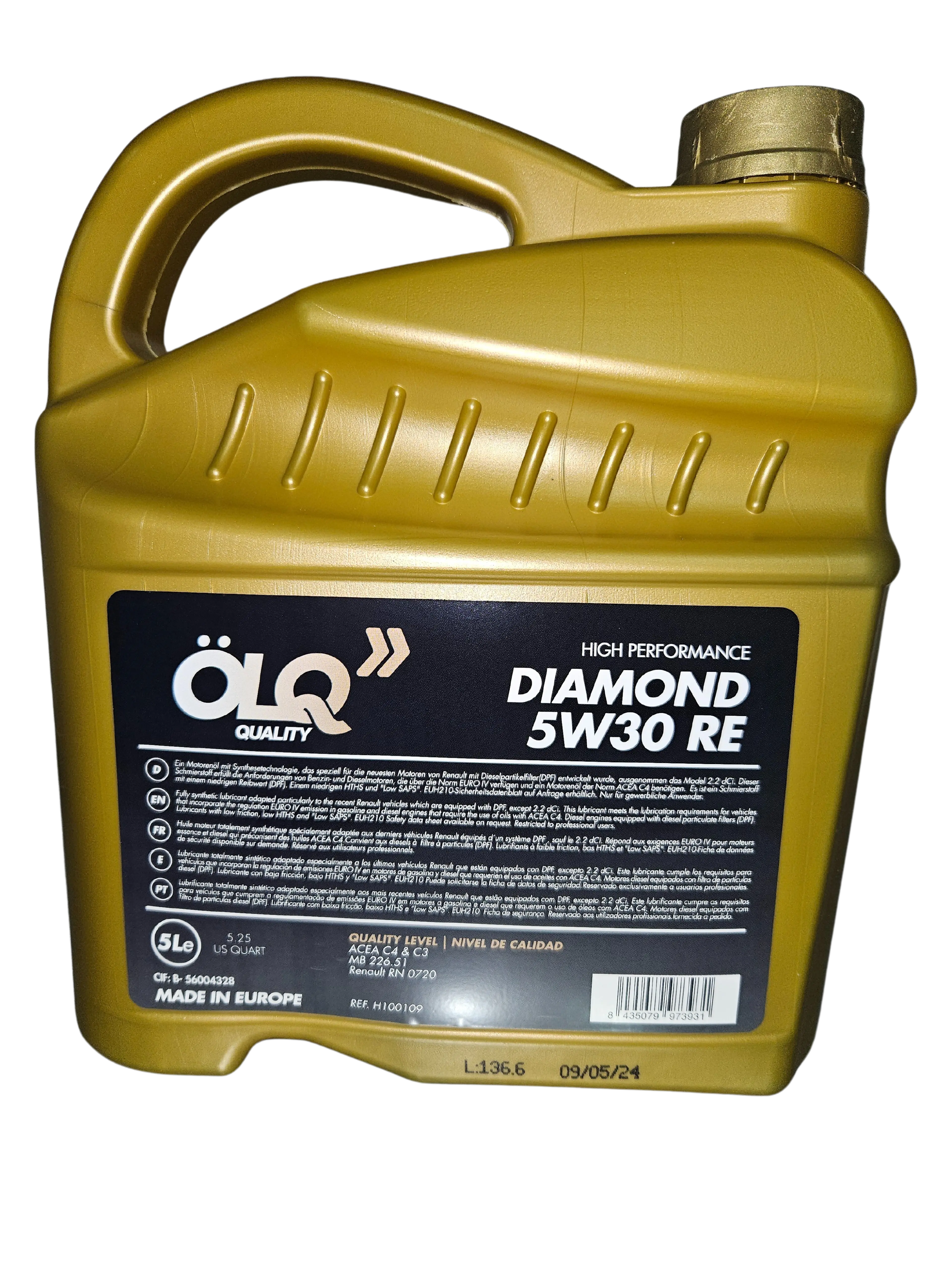 DIAMOND 5W30 RE L-5