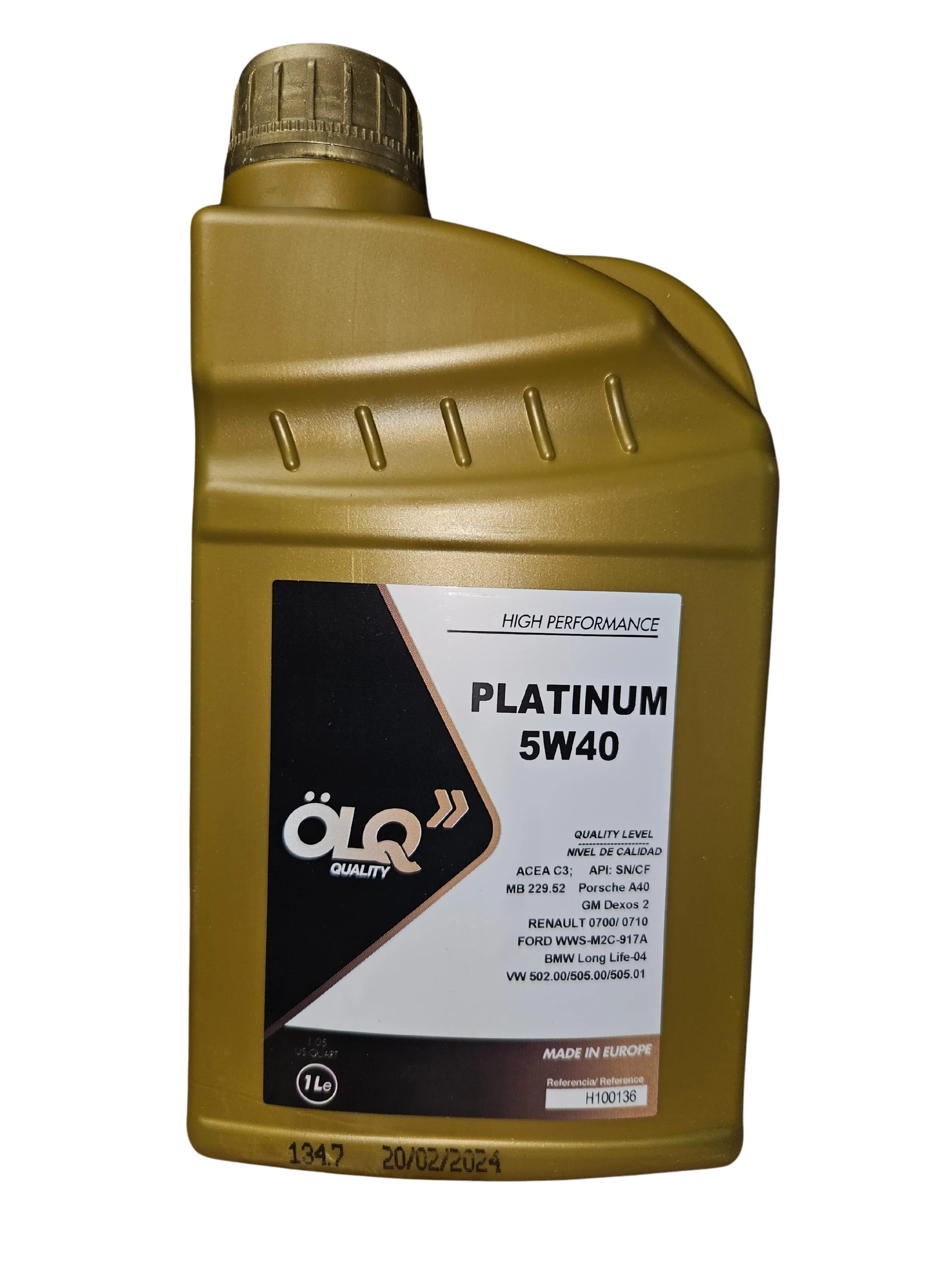 PLATINUM 5W-40 L-1