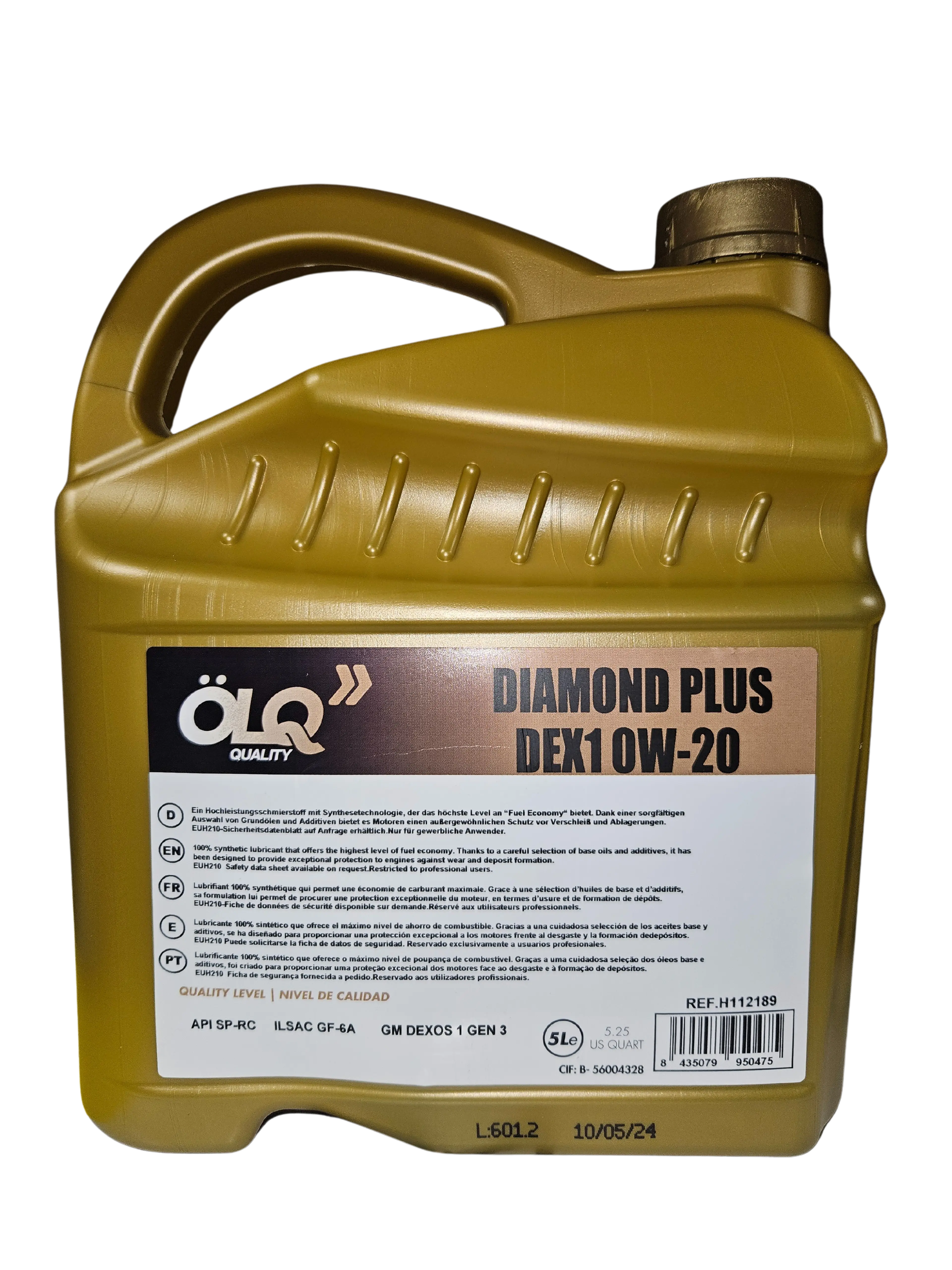 DIAMOND PLUS DEX1 0W-20 L-5