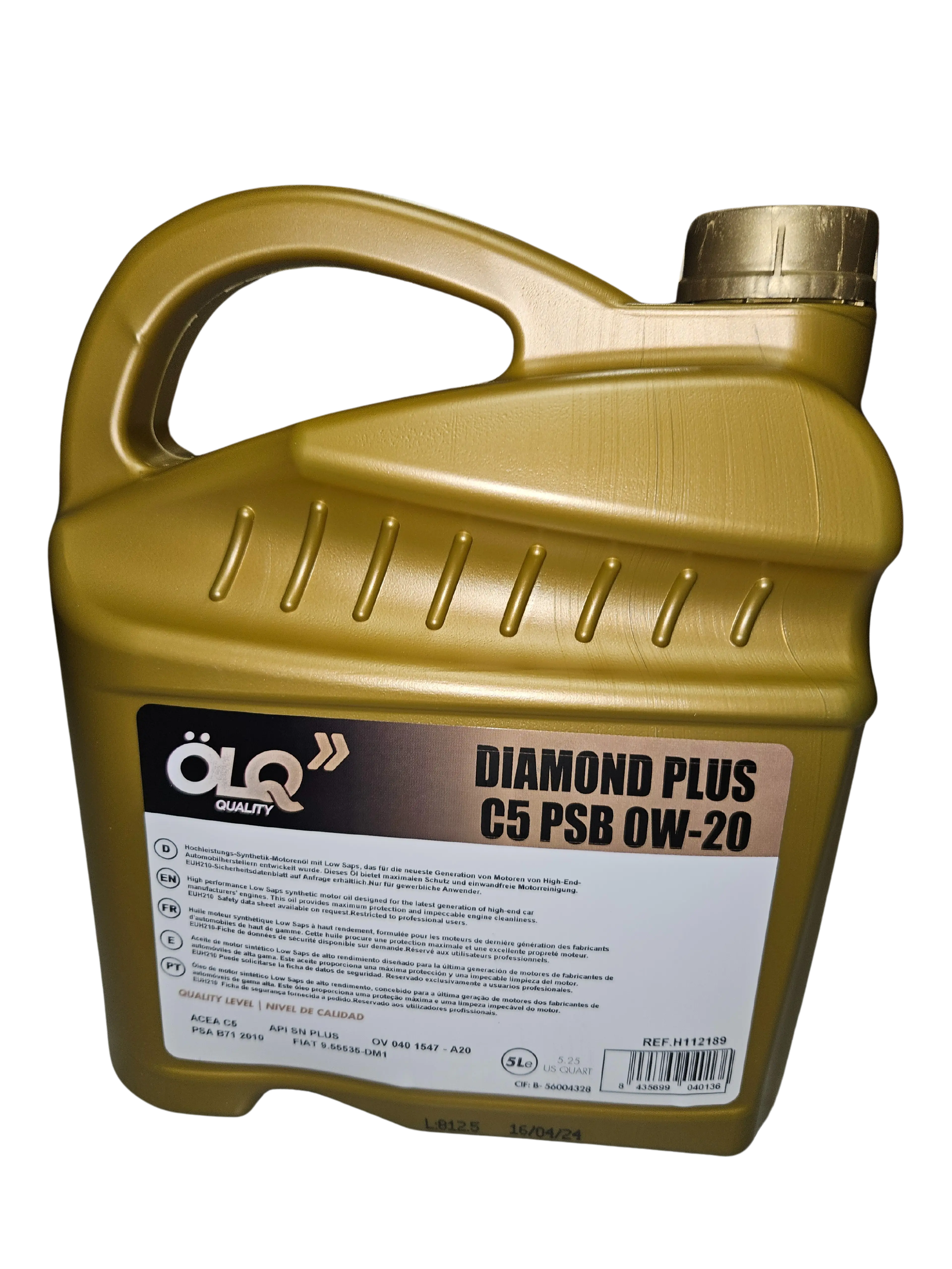 DIAMOND PLUS C5 PSB 0W-20 L-5