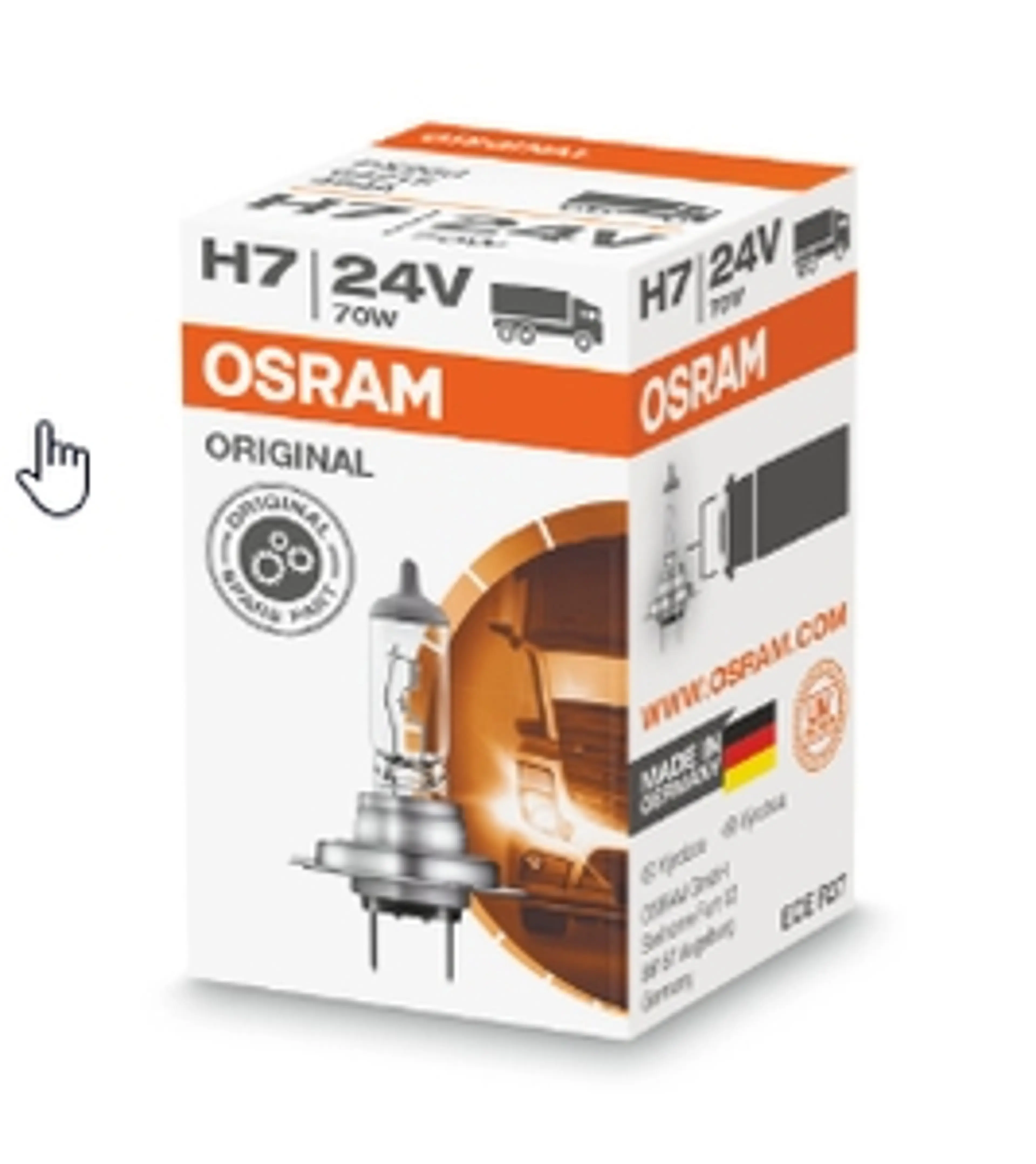 LAMPARA OSRAM H7 24 70W PX26D