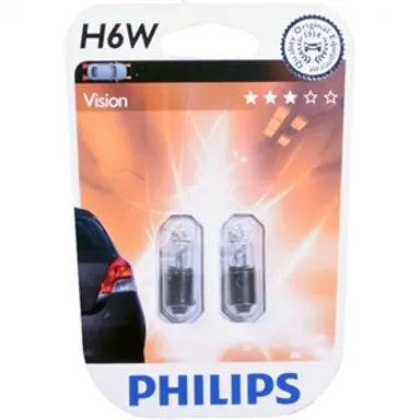 LAMPARA H6W STANDARD 12V6W BAX9S
