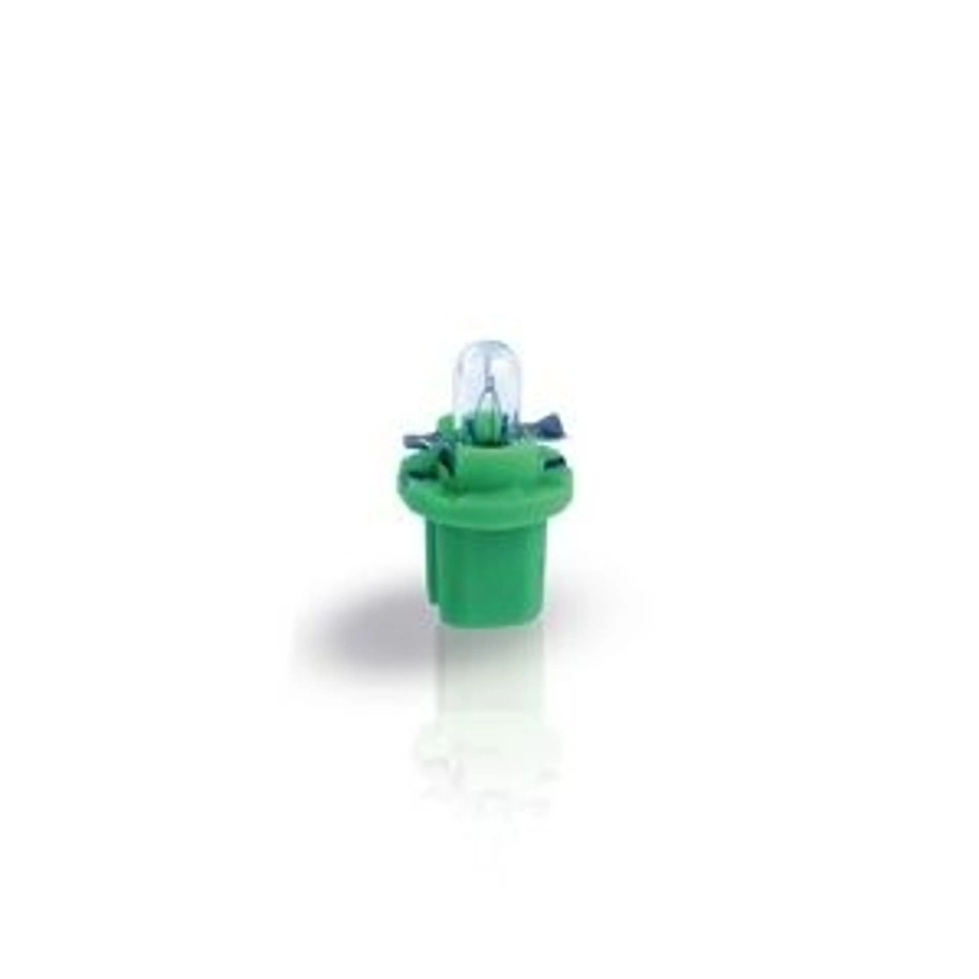 LAMP. BAX 8,5D/2 GREEN 12V2W B8,5D/