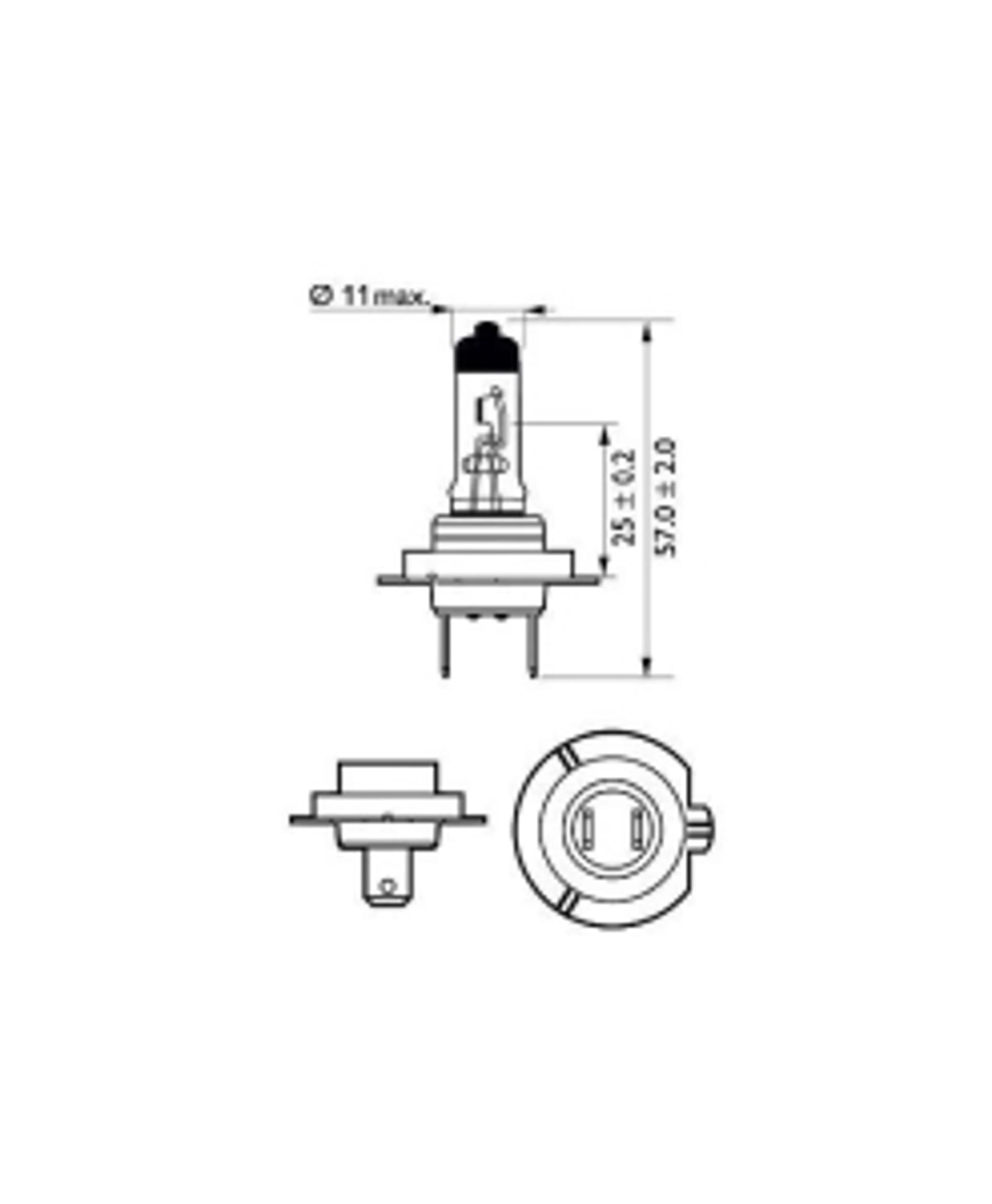 LAMP. H7 RACING GT200 12V55W PX26D