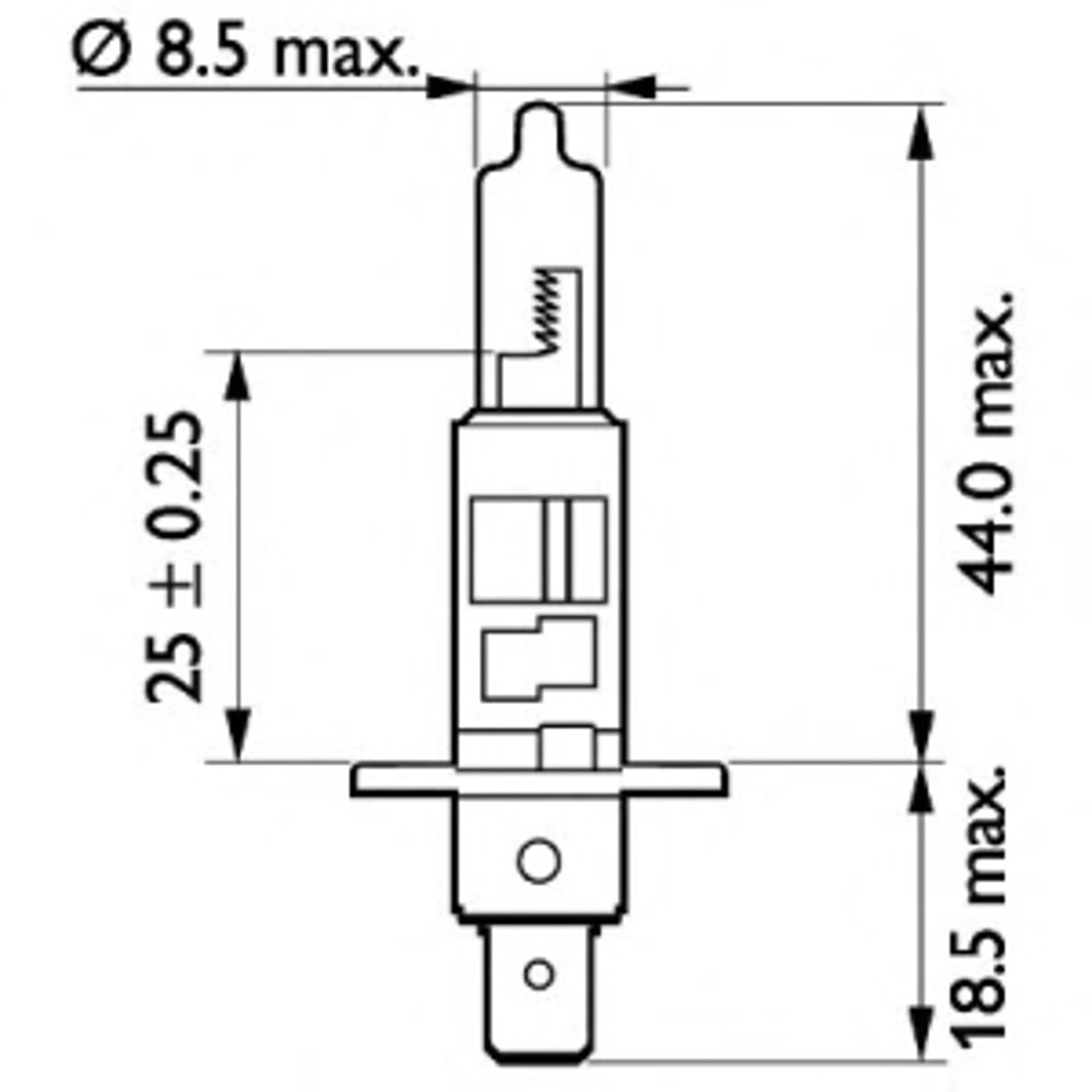 LAMPARA H1 MASTERDUTY 24V70W P14,5S